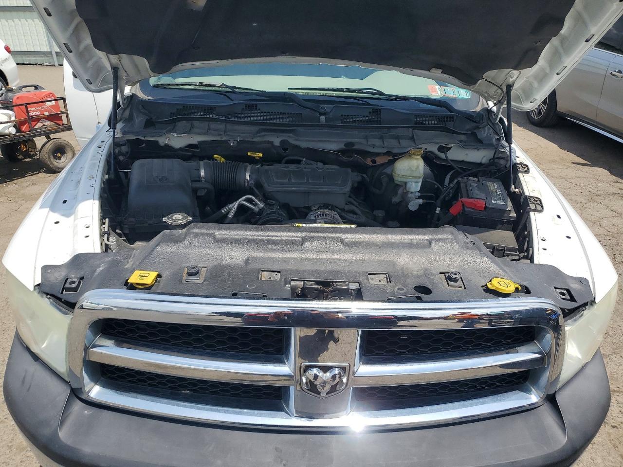 2011 Dodge Ram 1500 White vin: 1D7RV1GPXBS572529