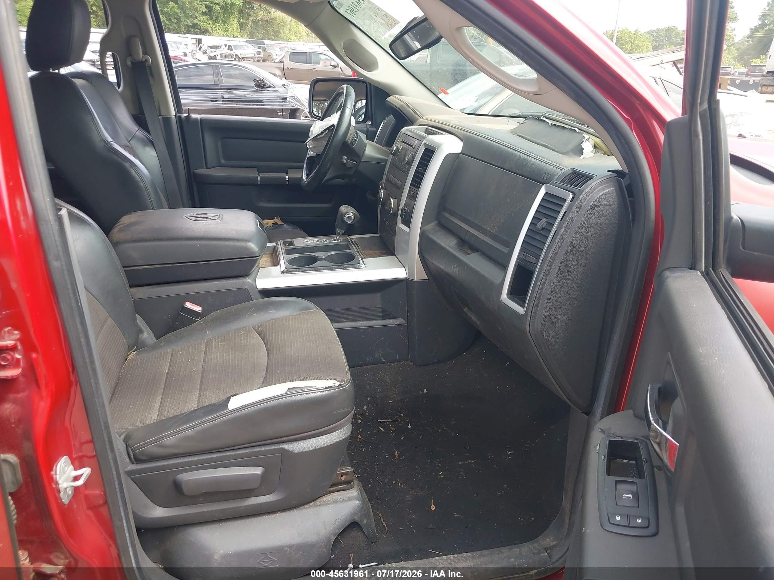 2010 Dodge Ram 1500 Sport Red vin: 1D7RV1GT0AS214979