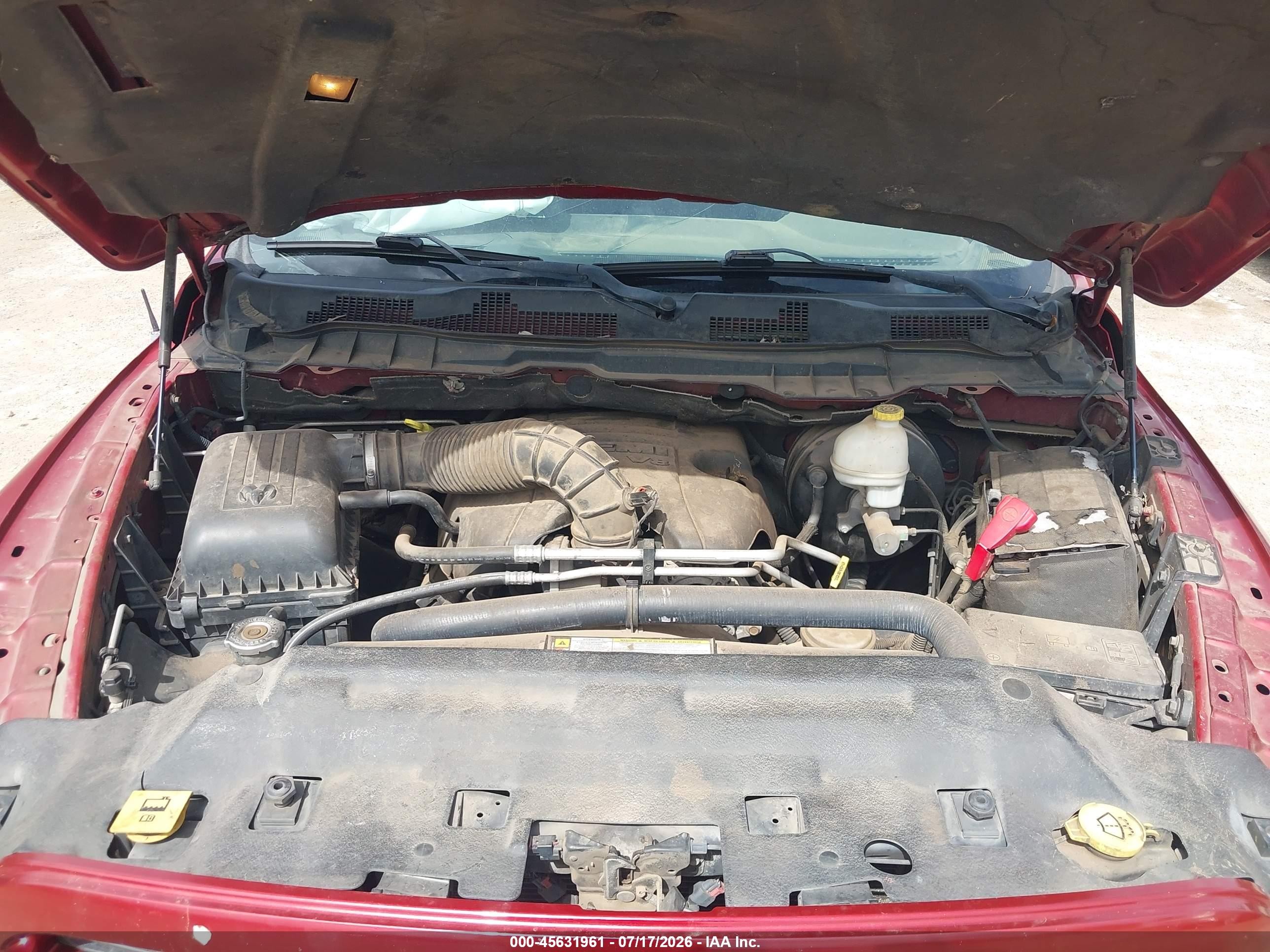 2010 Dodge Ram 1500 Sport Red vin: 1D7RV1GT0AS214979