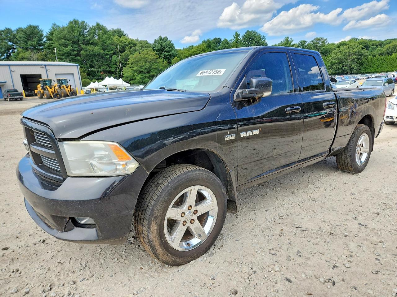2010 Dodge Ram 1500 Black vin: 1D7RV1GT0AS251451
