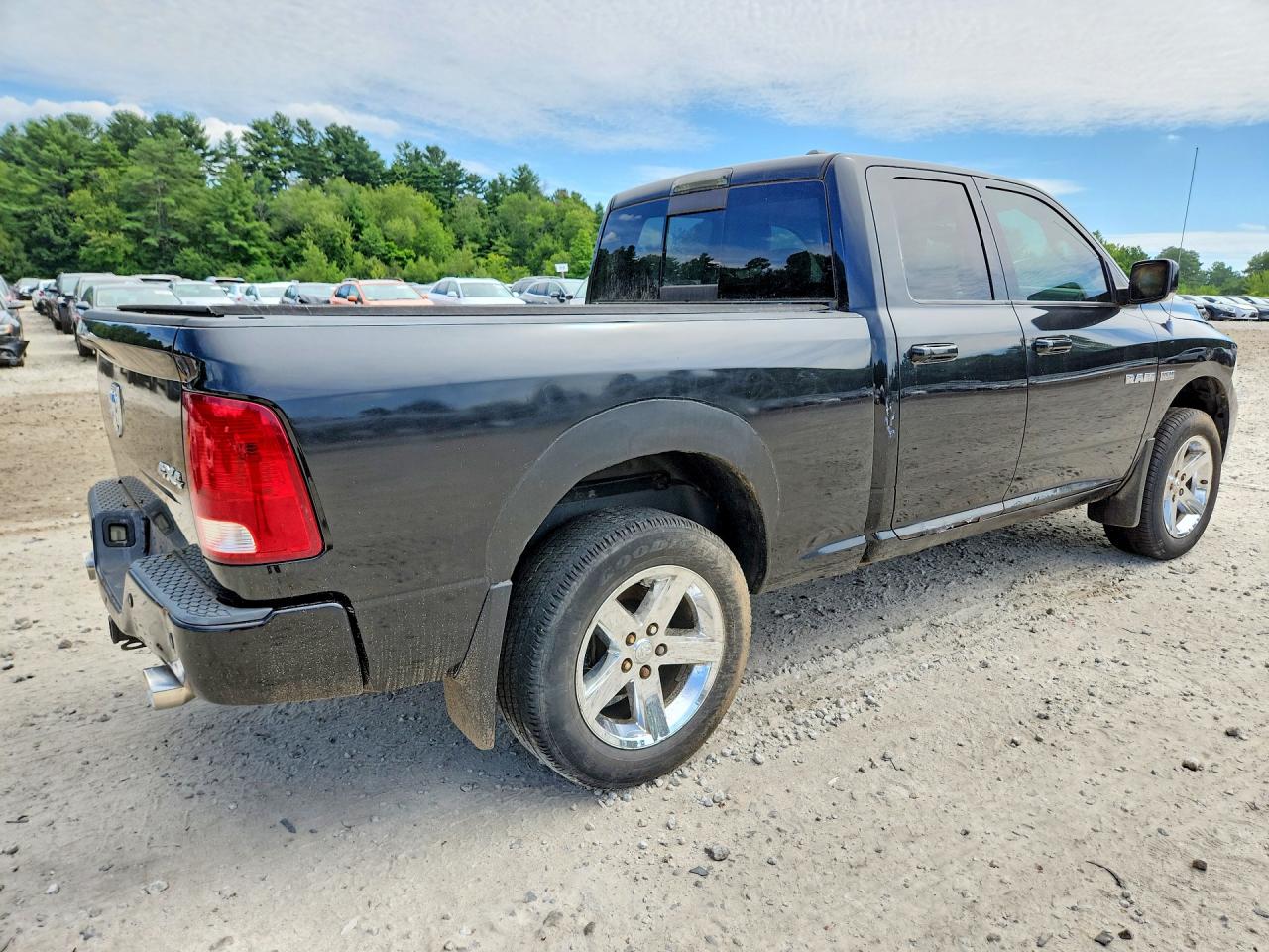 2010 Dodge Ram 1500 Black vin: 1D7RV1GT0AS251451