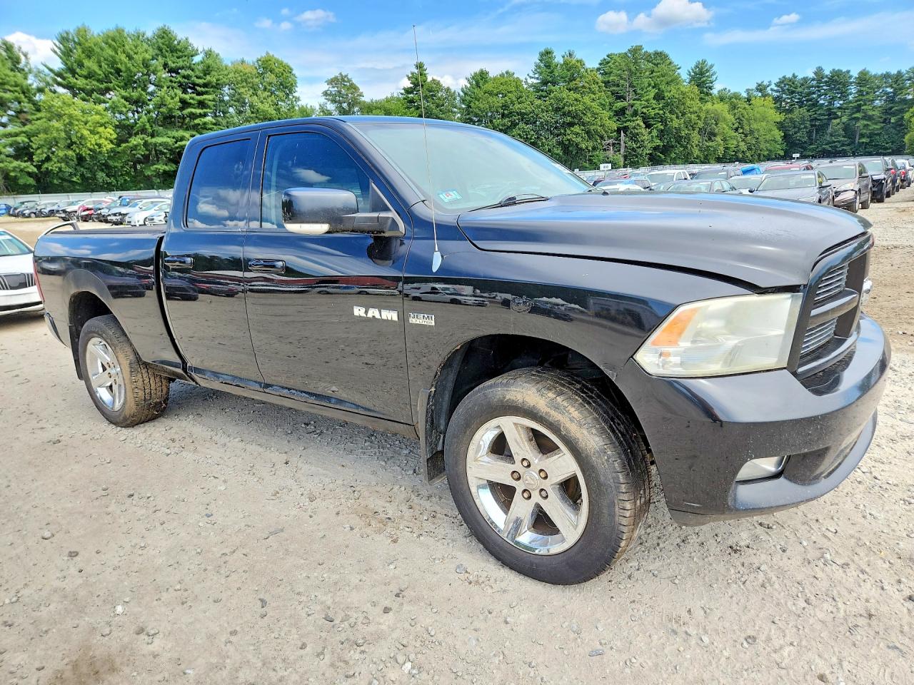 2010 Dodge Ram 1500 Black vin: 1D7RV1GT0AS251451