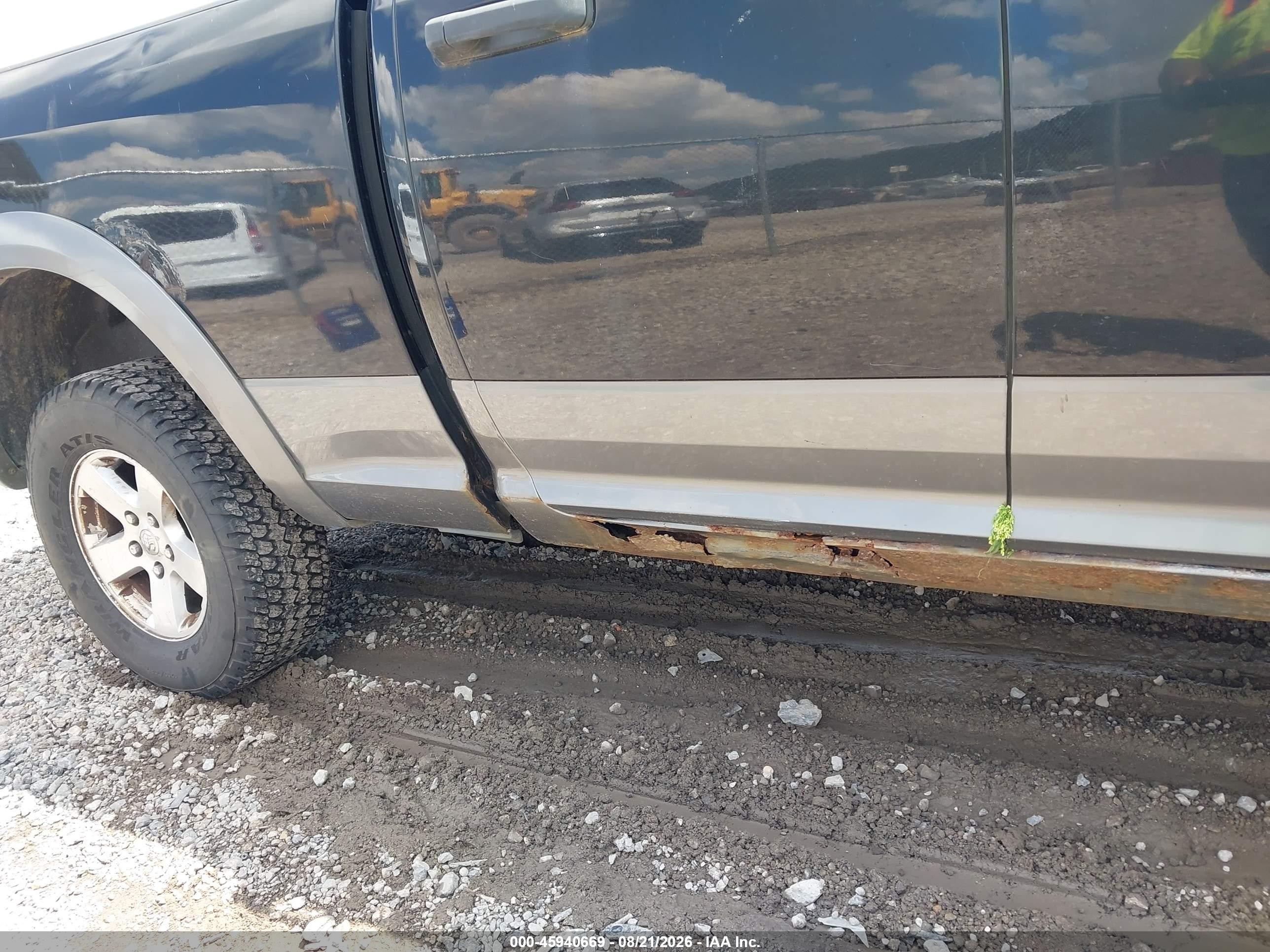 2010 Dodge Ram 1500 Slt/sport/trx Черный vin: 1D7RV1GT1AS103342