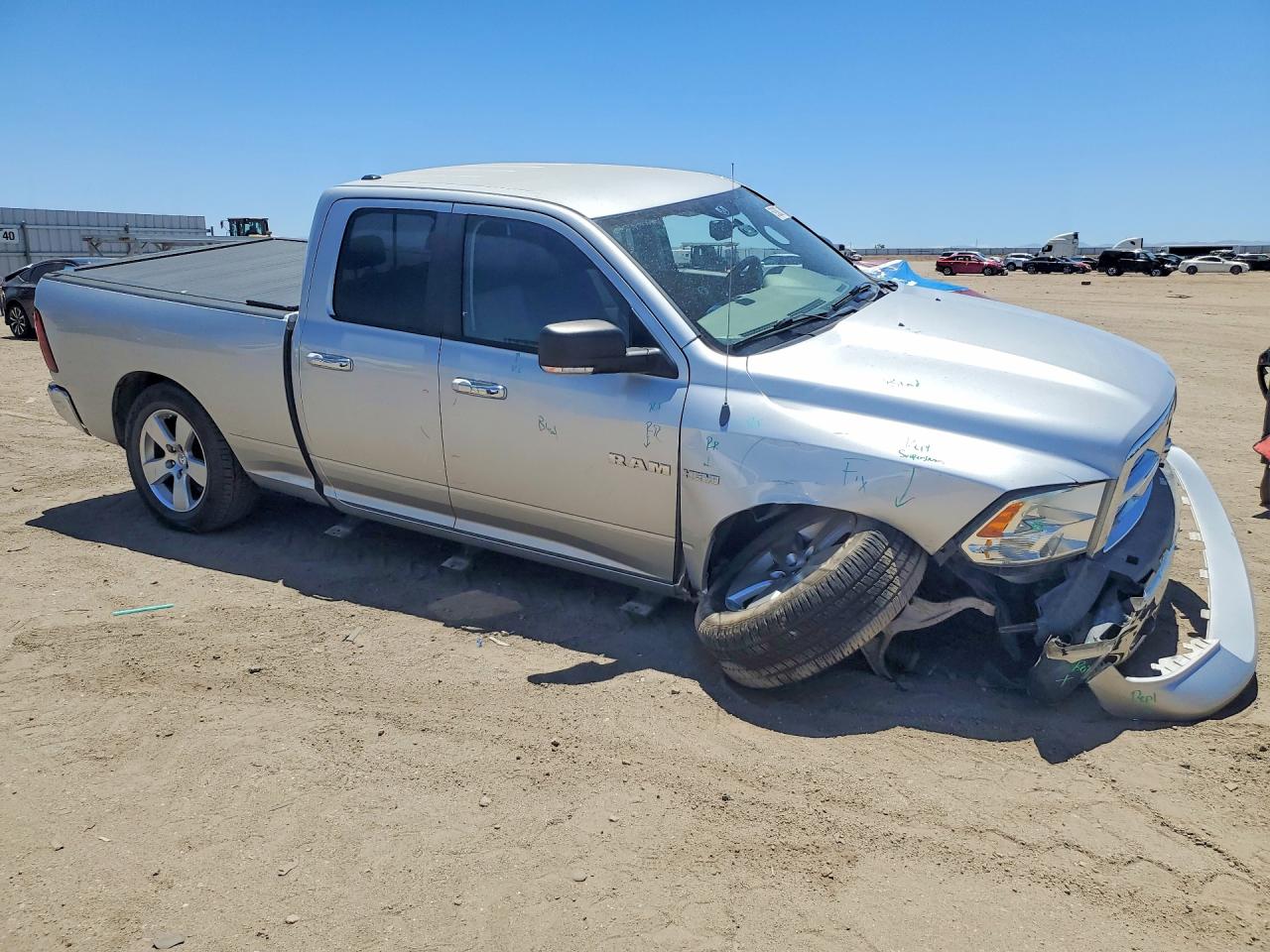 2010 Dodge Ram 1500 Silver vin: 1D7RV1GT1AS125194