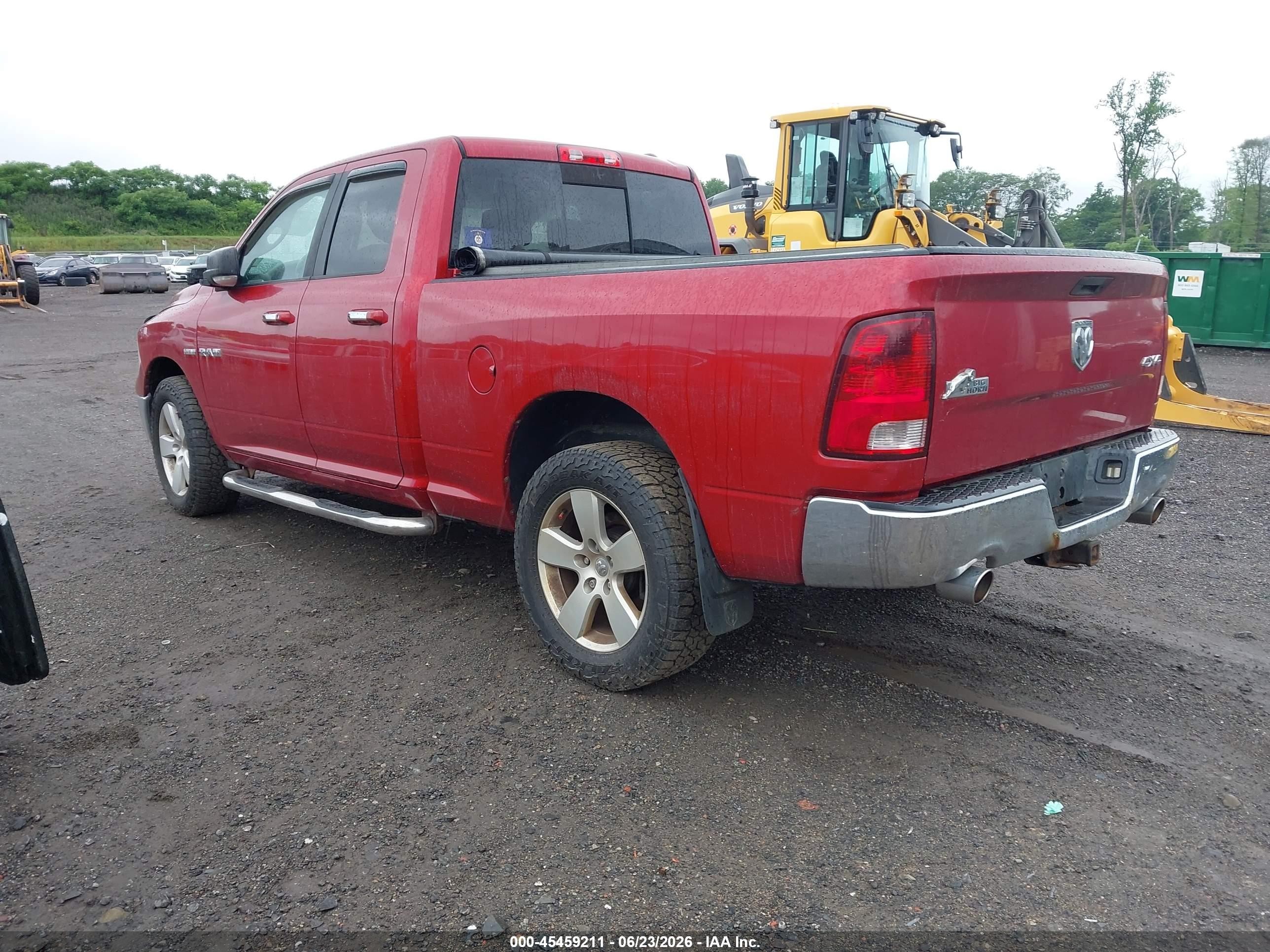 2010 Dodge Ram 1500 Slt/sport/trx Red vin: 1D7RV1GT1AS145574