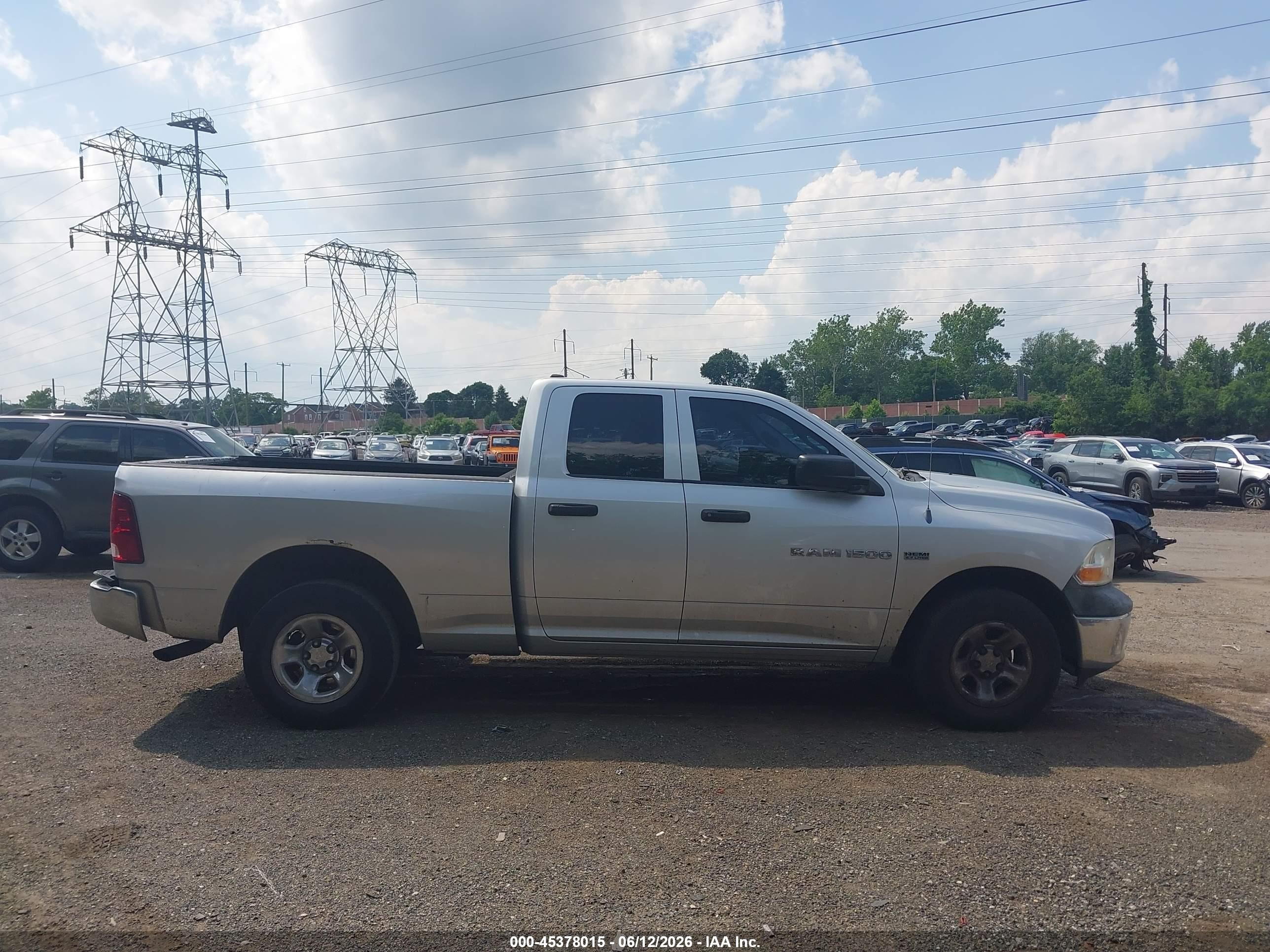 2011 Ram Ram 1500 St Silver vin: 1D7RV1GT1BS555874