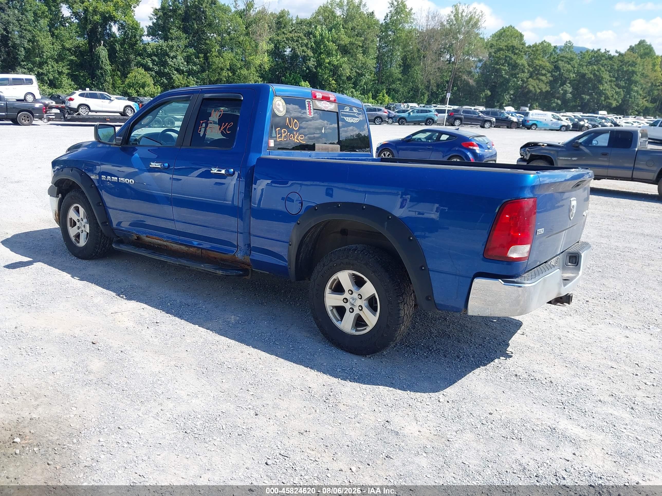 2011 Ram Ram 1500 Slt Blue vin: 1D7RV1GT1BS598014