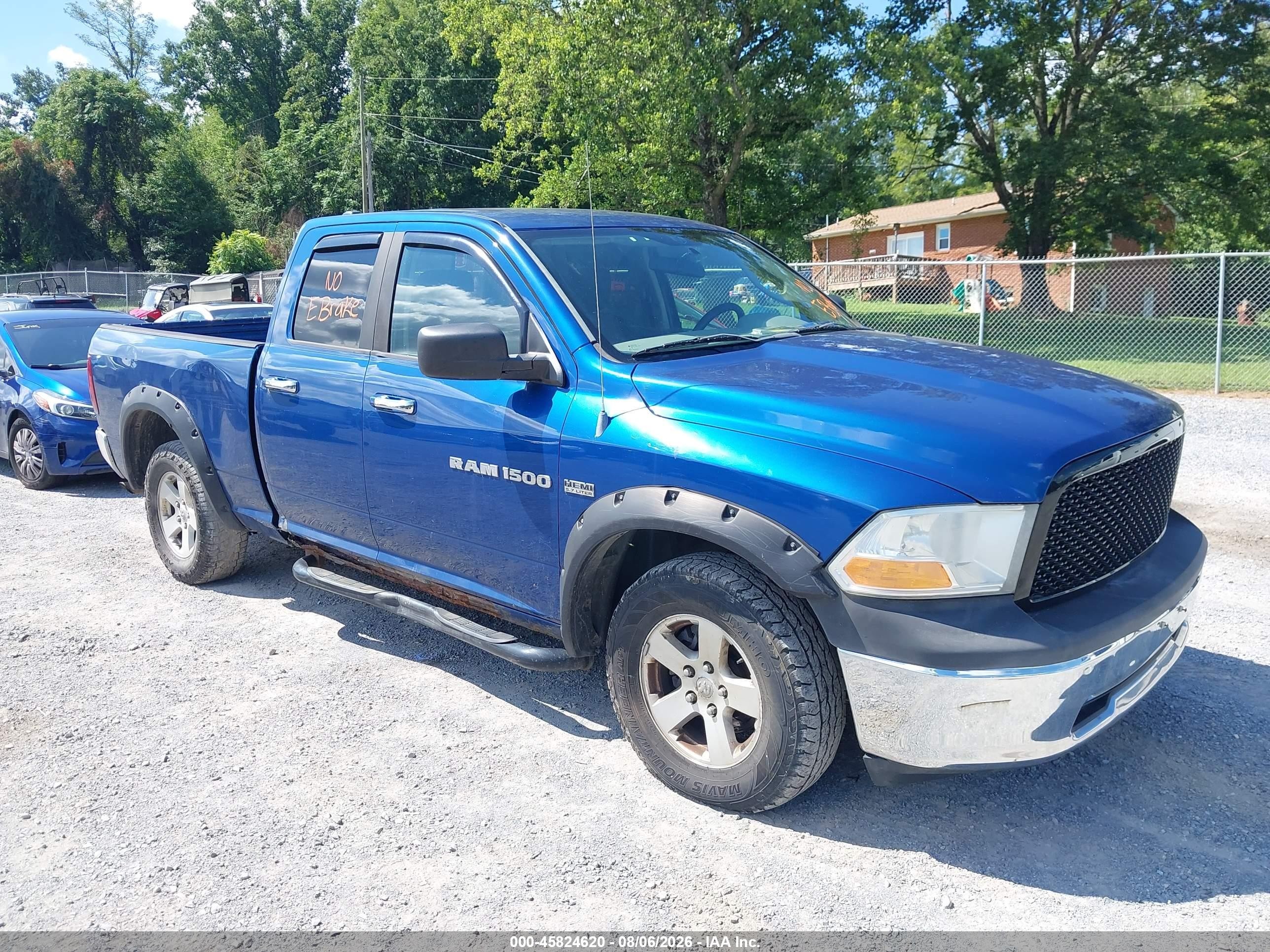2011 Ram Ram 1500 Slt Blue vin: 1D7RV1GT1BS598014