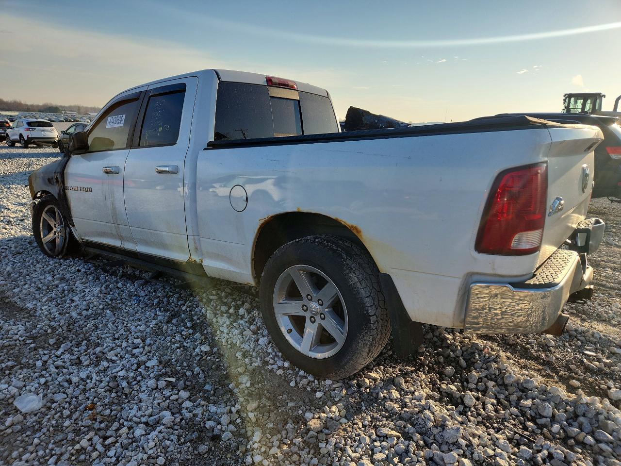 2011 Dodge Ram 1500 White vin: 1D7RV1GT1BS689851