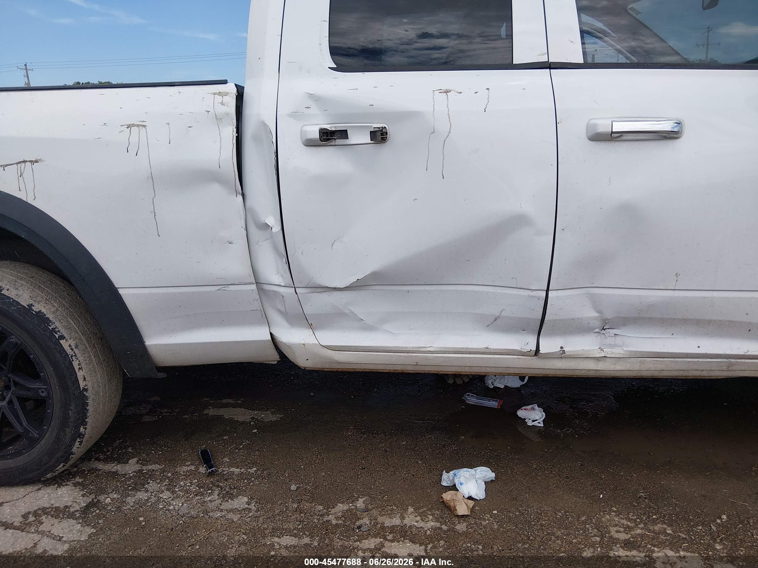 2010 Dodge Ram 1500 Slt White vin: 1D7RV1GT2AS131344
