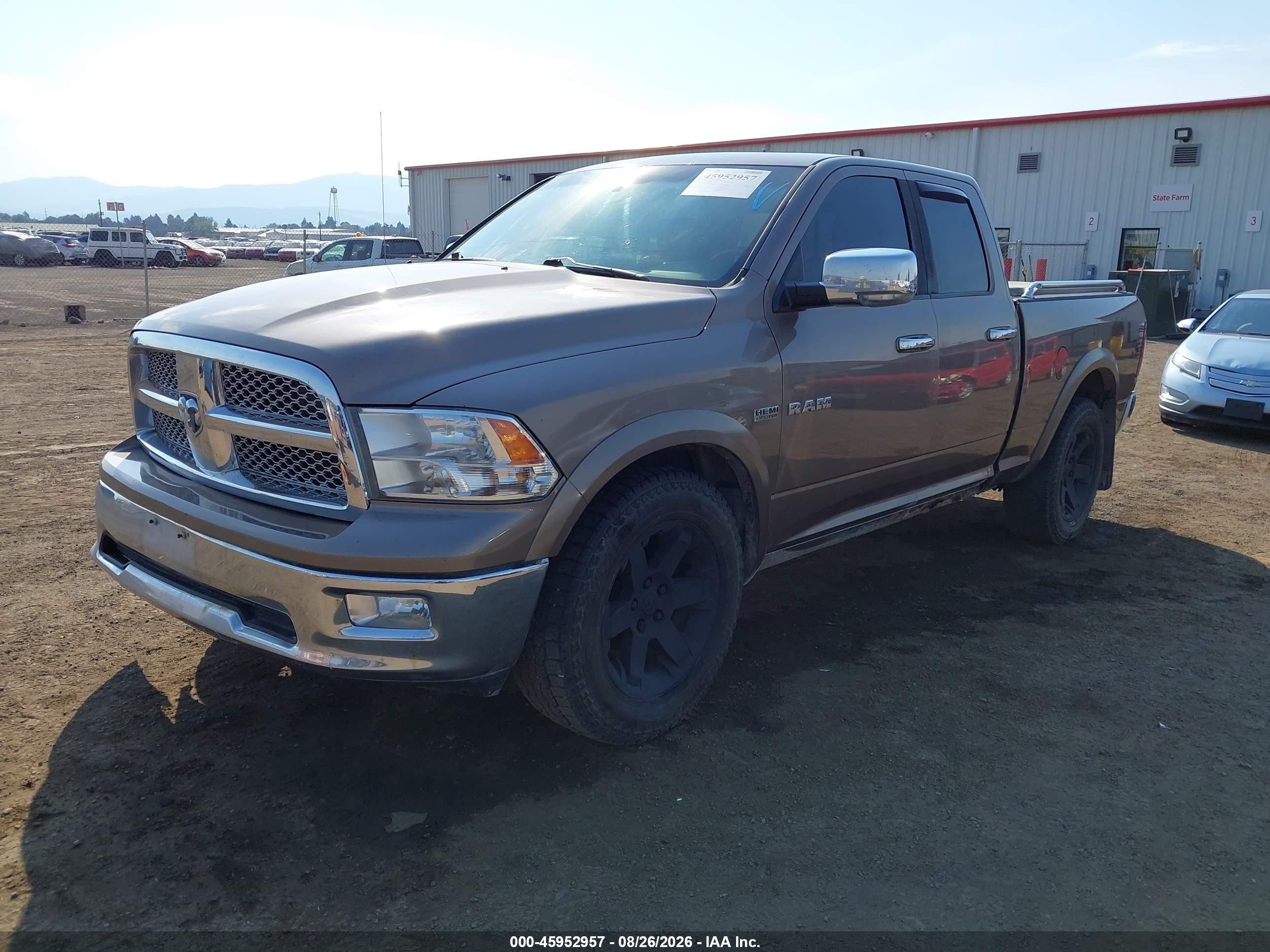 2010 Dodge Ram 1500 Laramie Brown vin: 1D7RV1GT2AS175991
