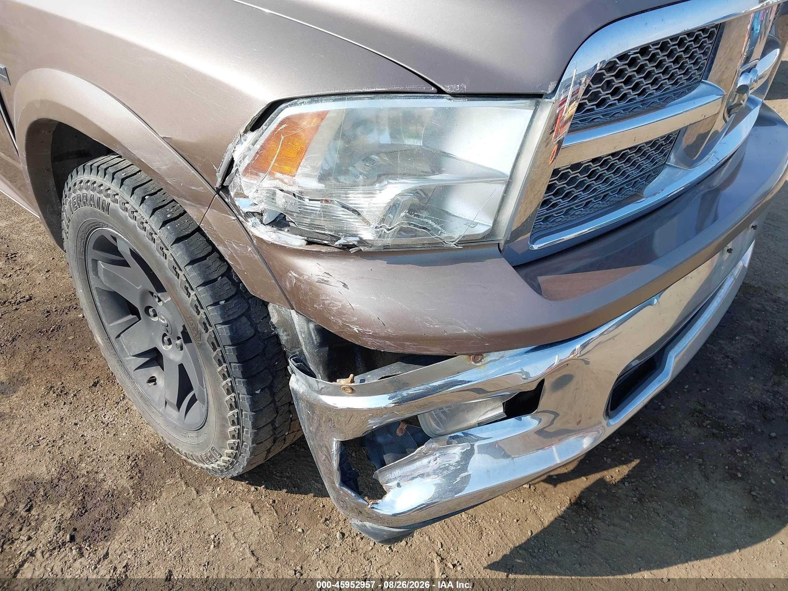 2010 Dodge Ram 1500 Laramie Brown vin: 1D7RV1GT2AS175991