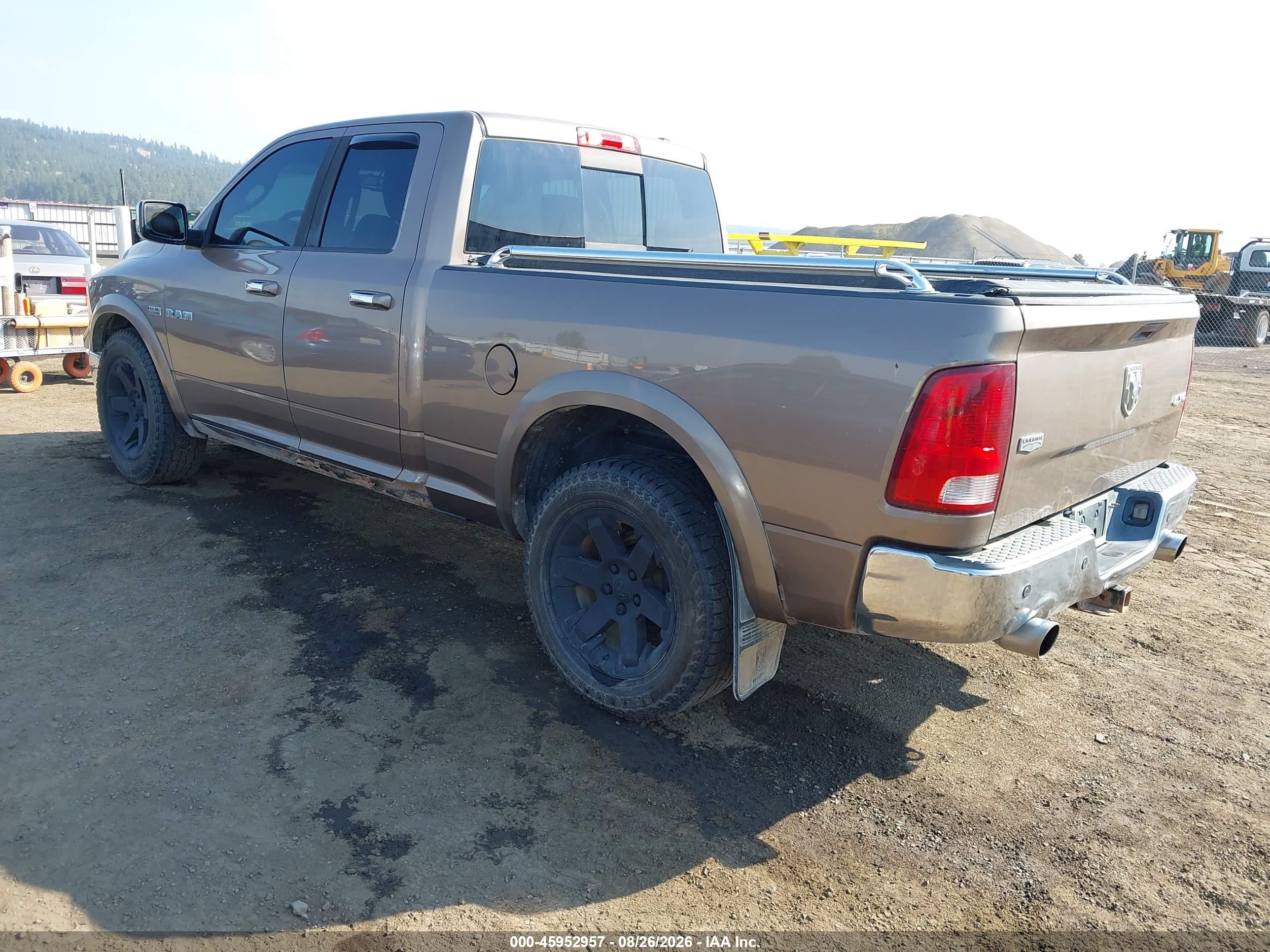 2010 Dodge Ram 1500 Laramie Brown vin: 1D7RV1GT2AS175991