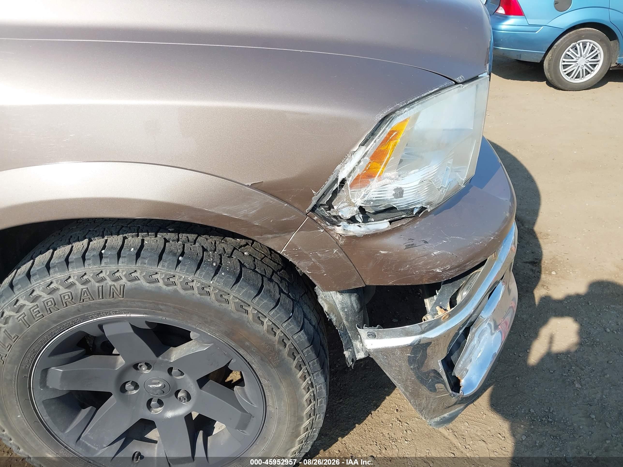 2010 Dodge Ram 1500 Laramie Brown vin: 1D7RV1GT2AS175991