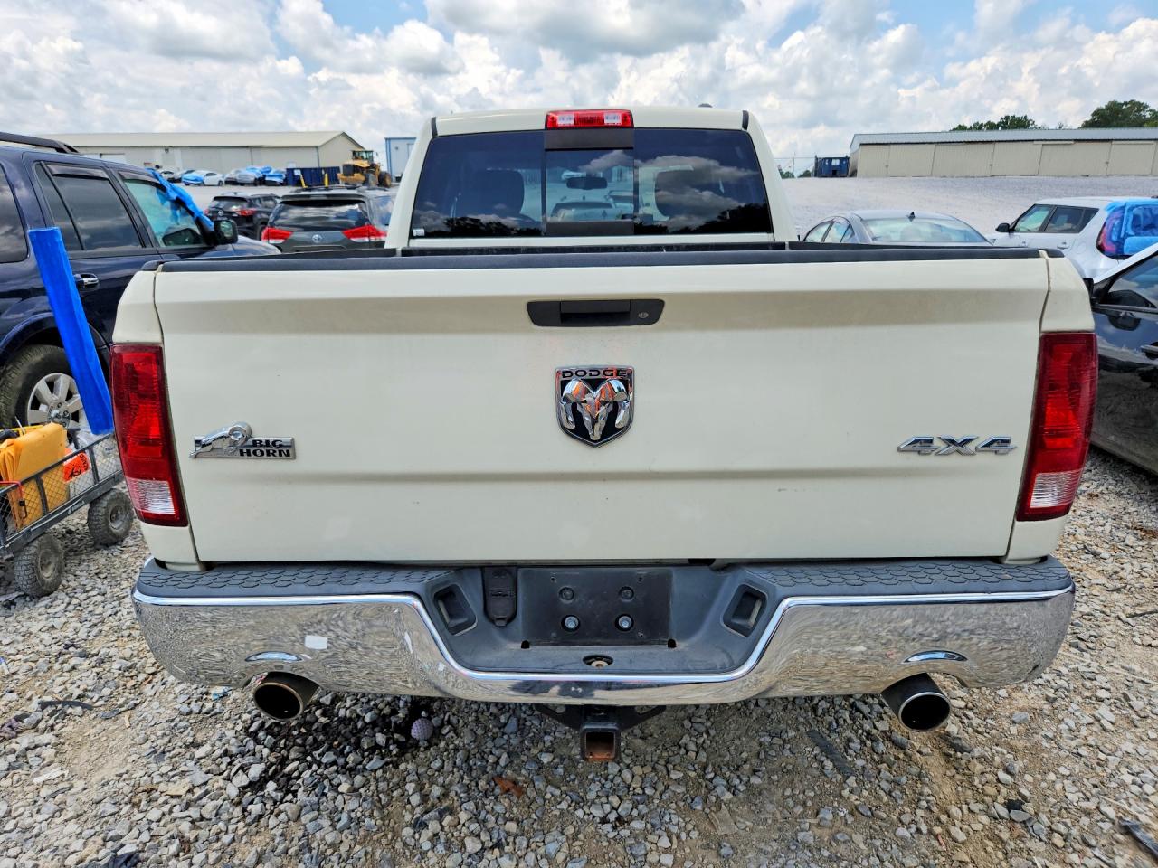 2010 Dodge Ram 1500 Cream vin: 1D7RV1GT2AS227491