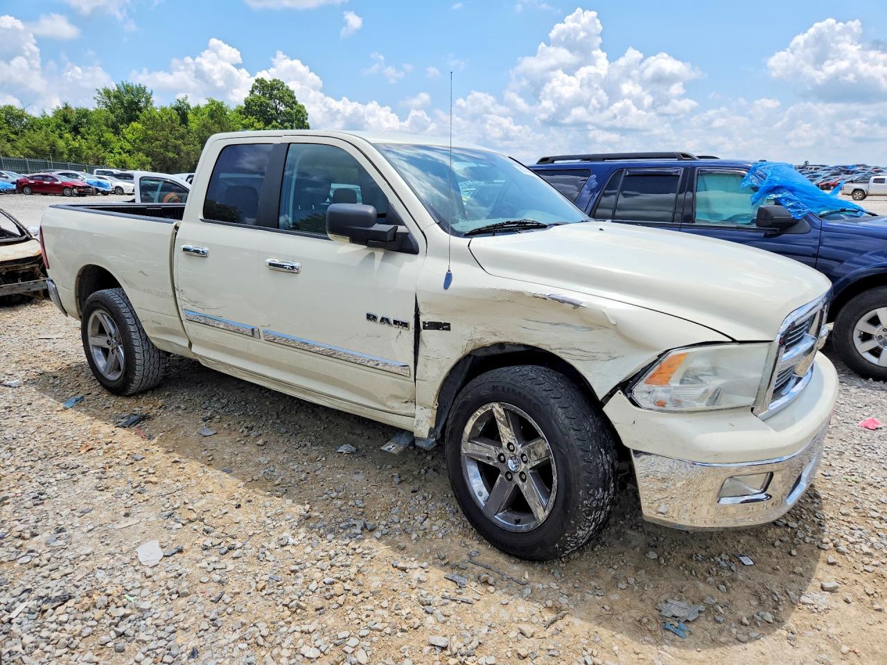 2010 Dodge Ram 1500 Cream vin: 1D7RV1GT2AS227491