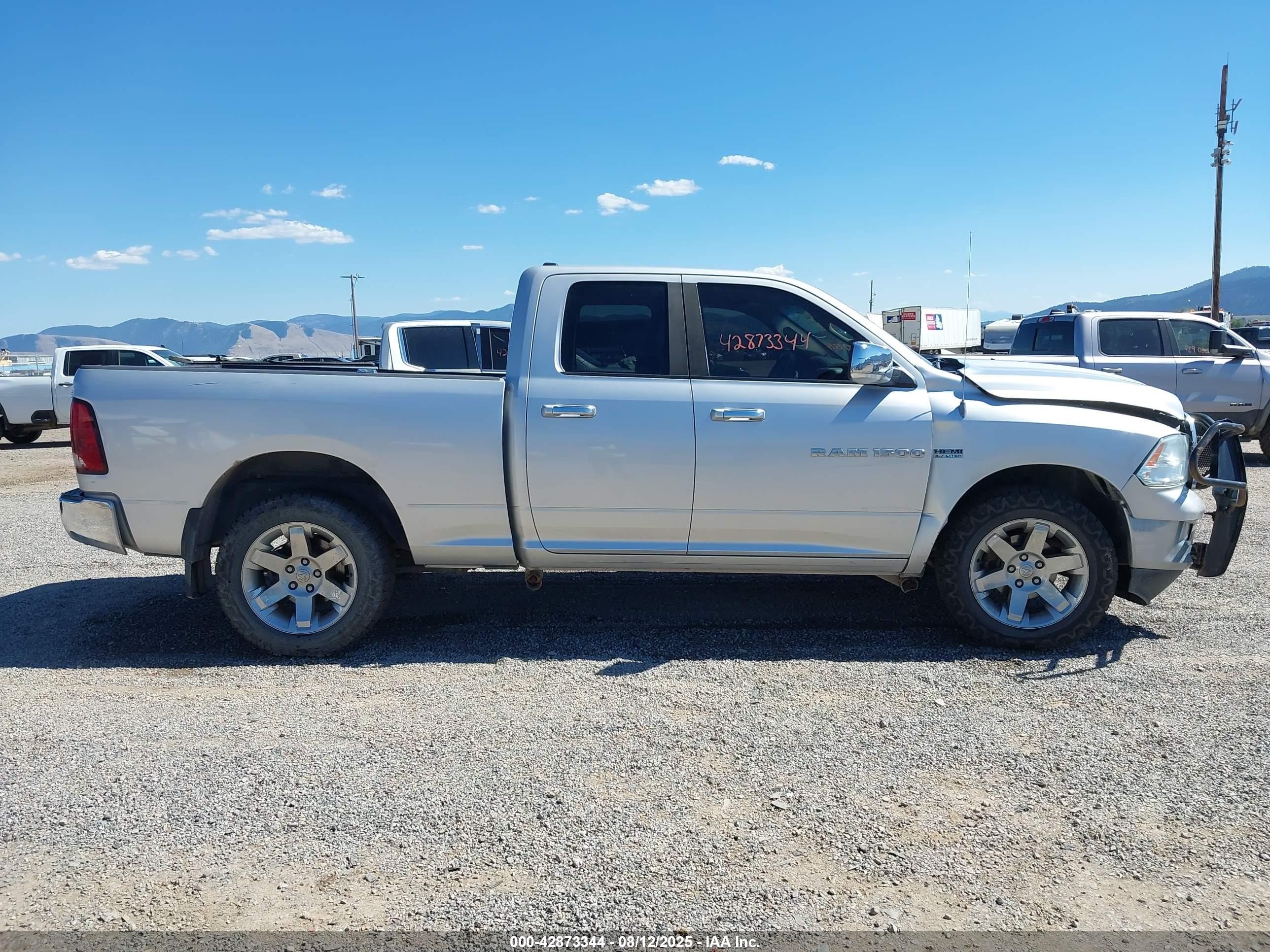 2011 Ram Ram 1500 Laramie Silver vin: 1D7RV1GT2BS531258