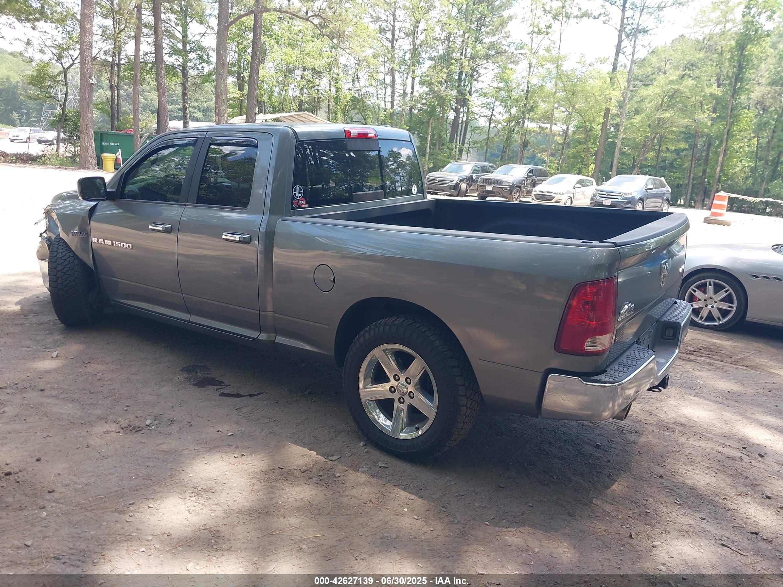 2011 Ram Ram 1500 Slt Gray vin: 1D7RV1GT2BS536640
