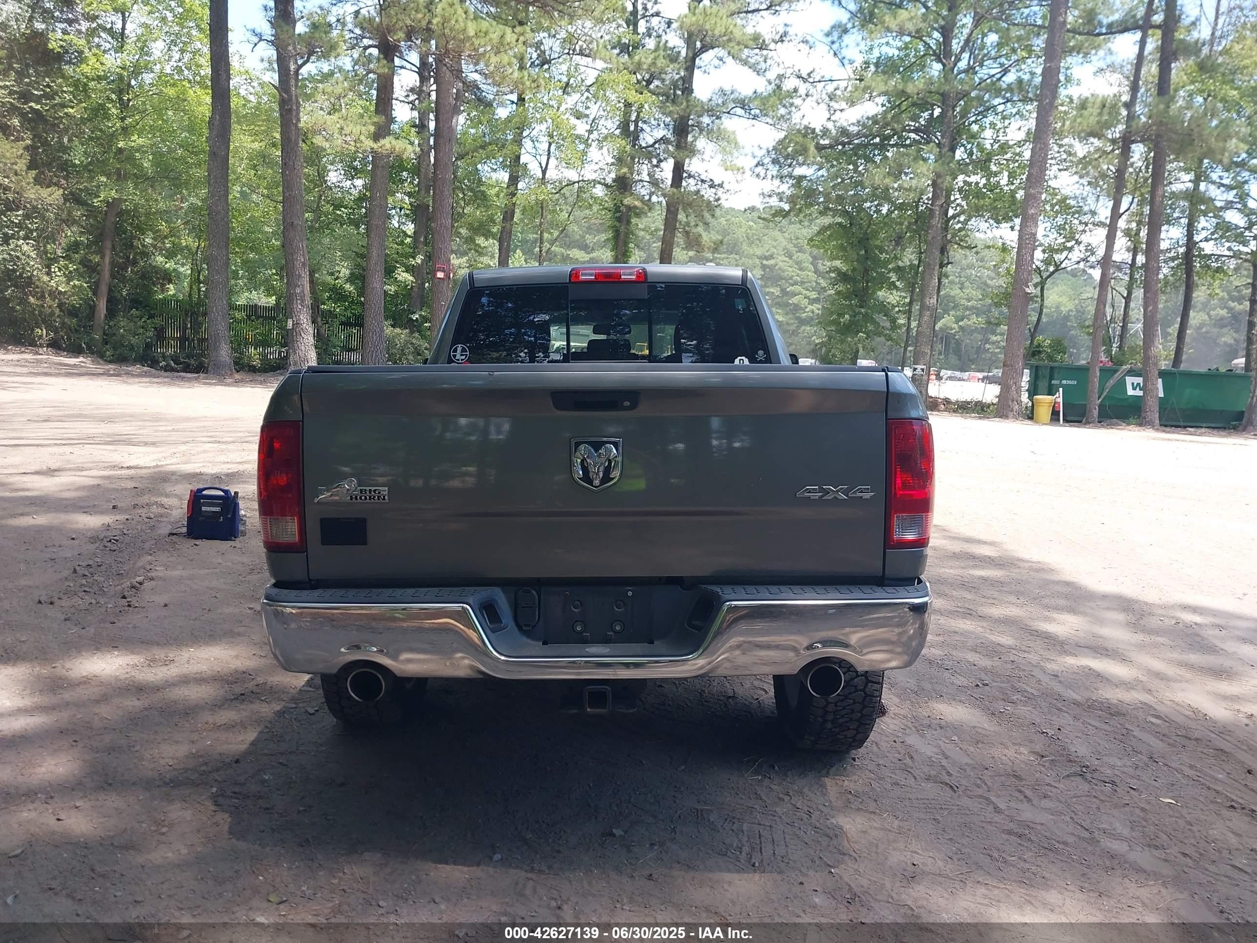 2011 Ram Ram 1500 Slt Gray vin: 1D7RV1GT2BS536640