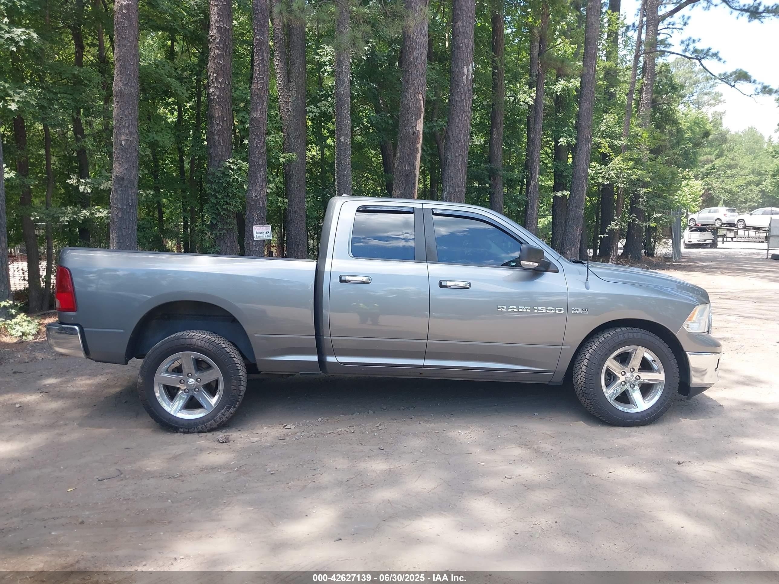 2011 Ram Ram 1500 Slt Gray vin: 1D7RV1GT2BS536640