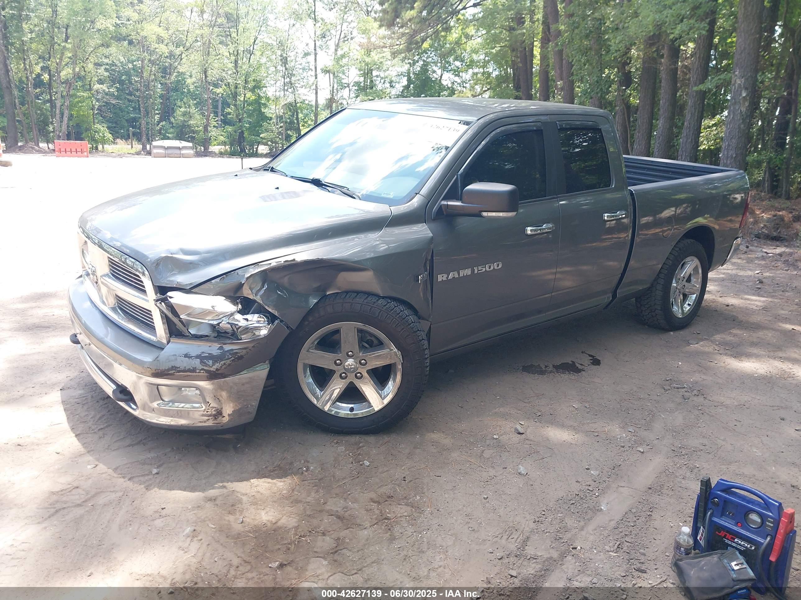 2011 Ram Ram 1500 Slt Gray vin: 1D7RV1GT2BS536640