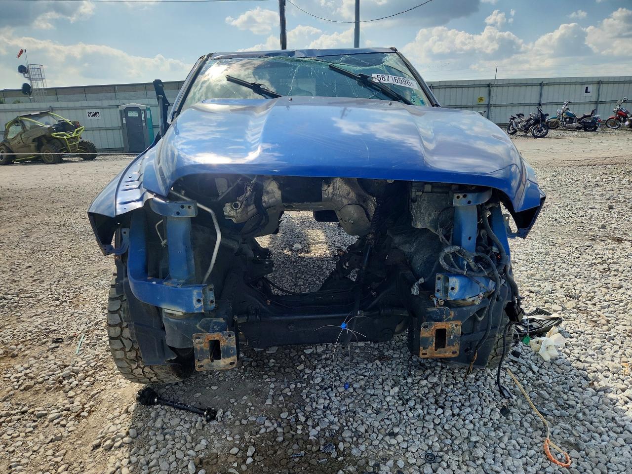 2011 Dodge Ram 1500 Blue vin: 1D7RV1GT2BS597714