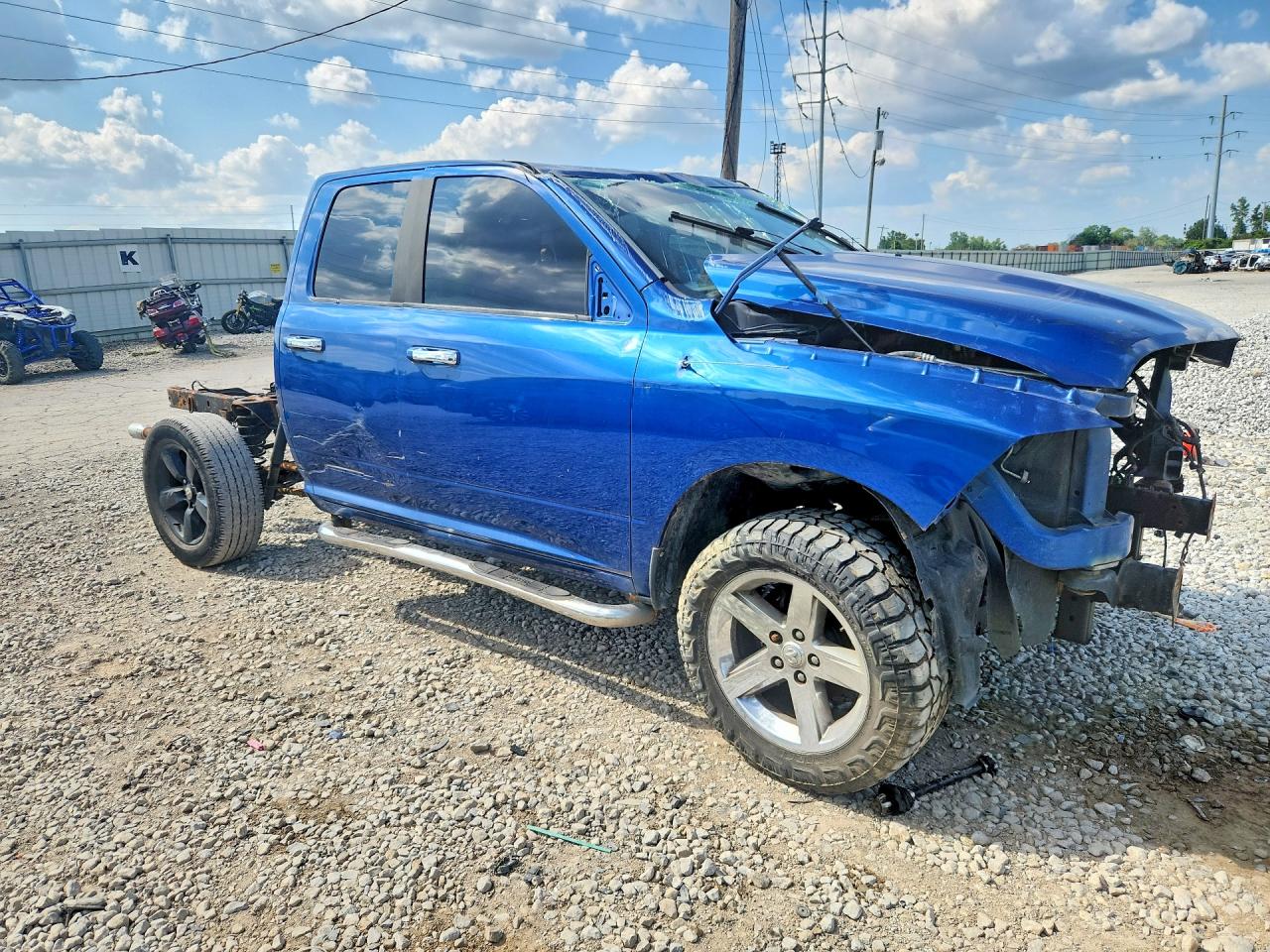 2011 Dodge Ram 1500 Blue vin: 1D7RV1GT2BS597714