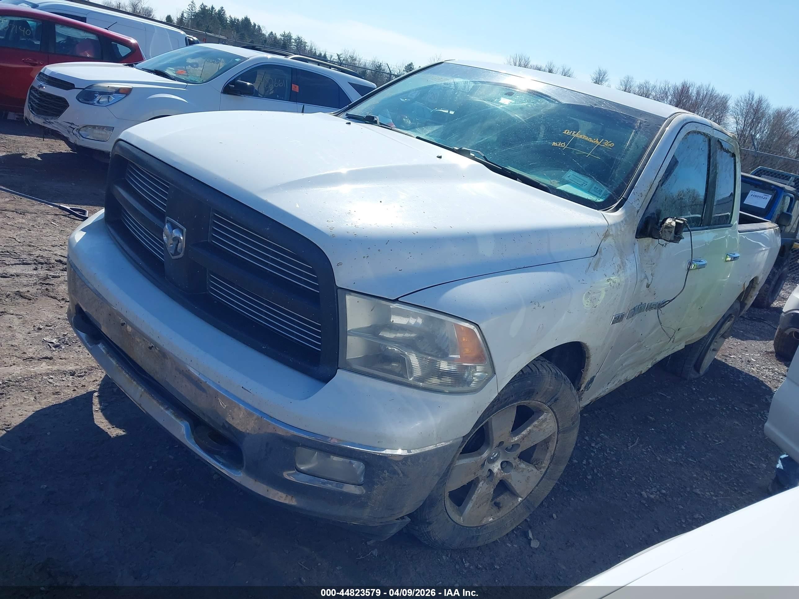 2011 Ram Ram 1500 Slt Белый vin: 1D7RV1GT2BS662528
