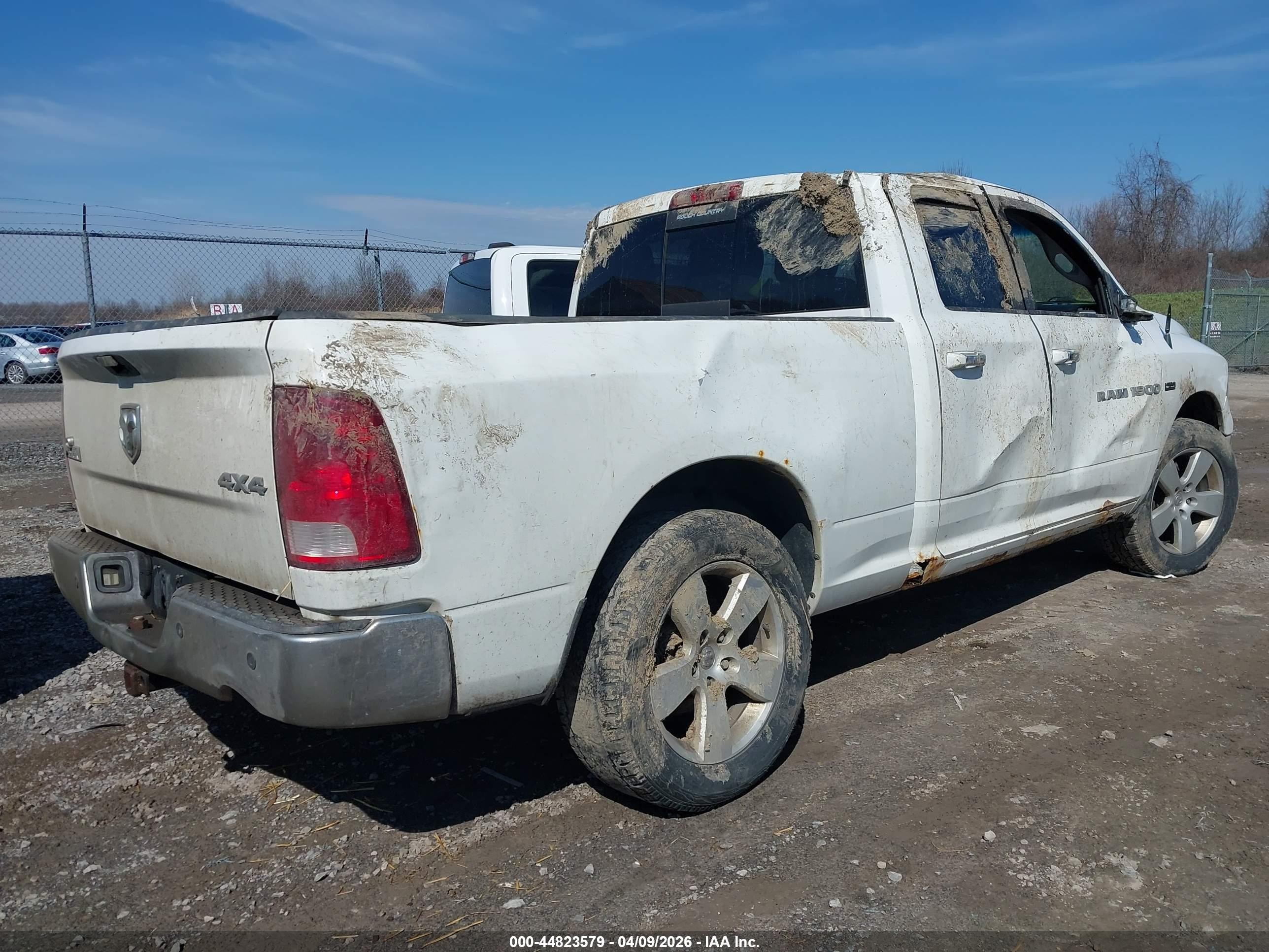 2011 Ram Ram 1500 Slt Белый vin: 1D7RV1GT2BS662528