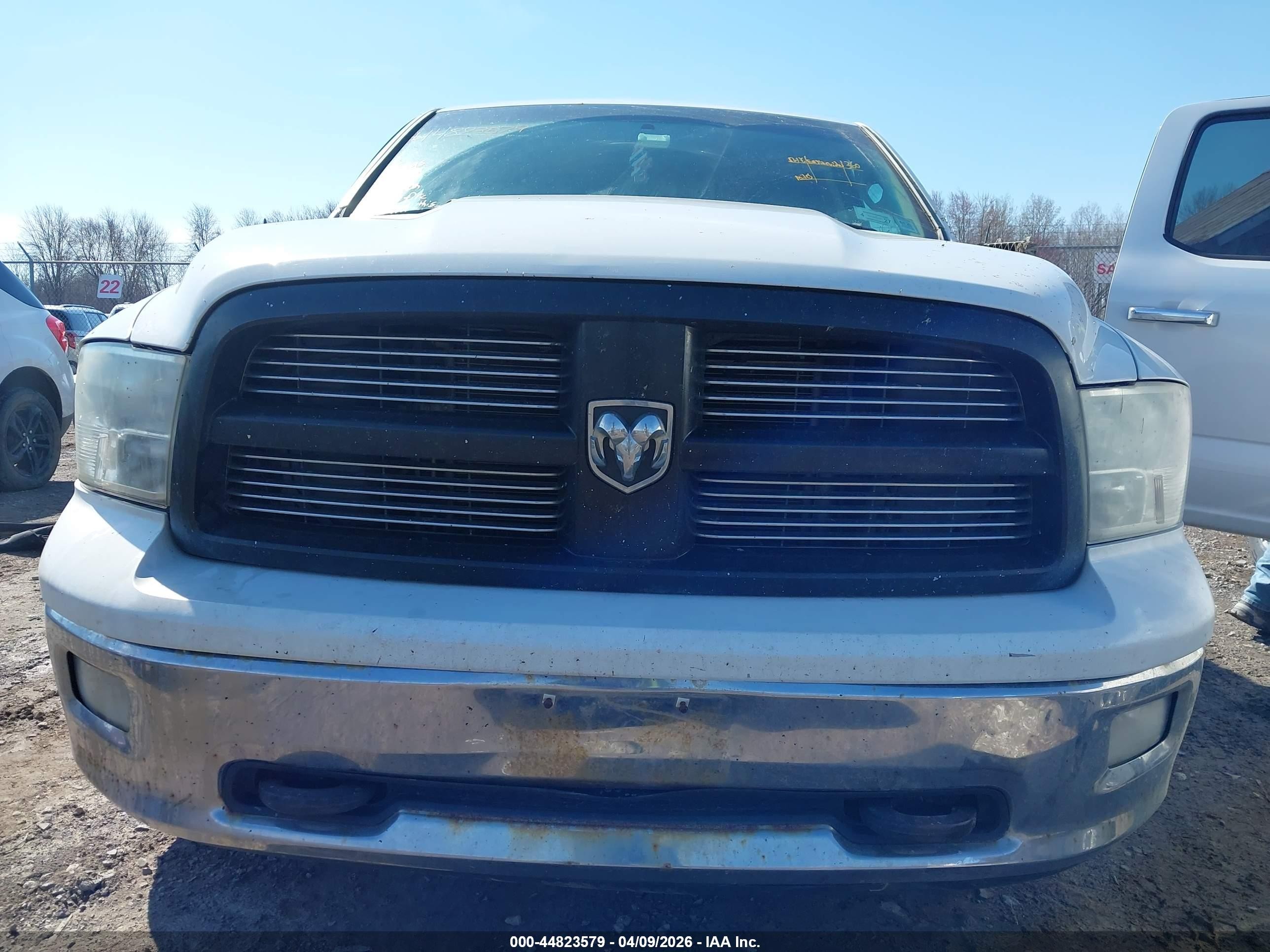 2011 Ram Ram 1500 Slt Белый vin: 1D7RV1GT2BS662528