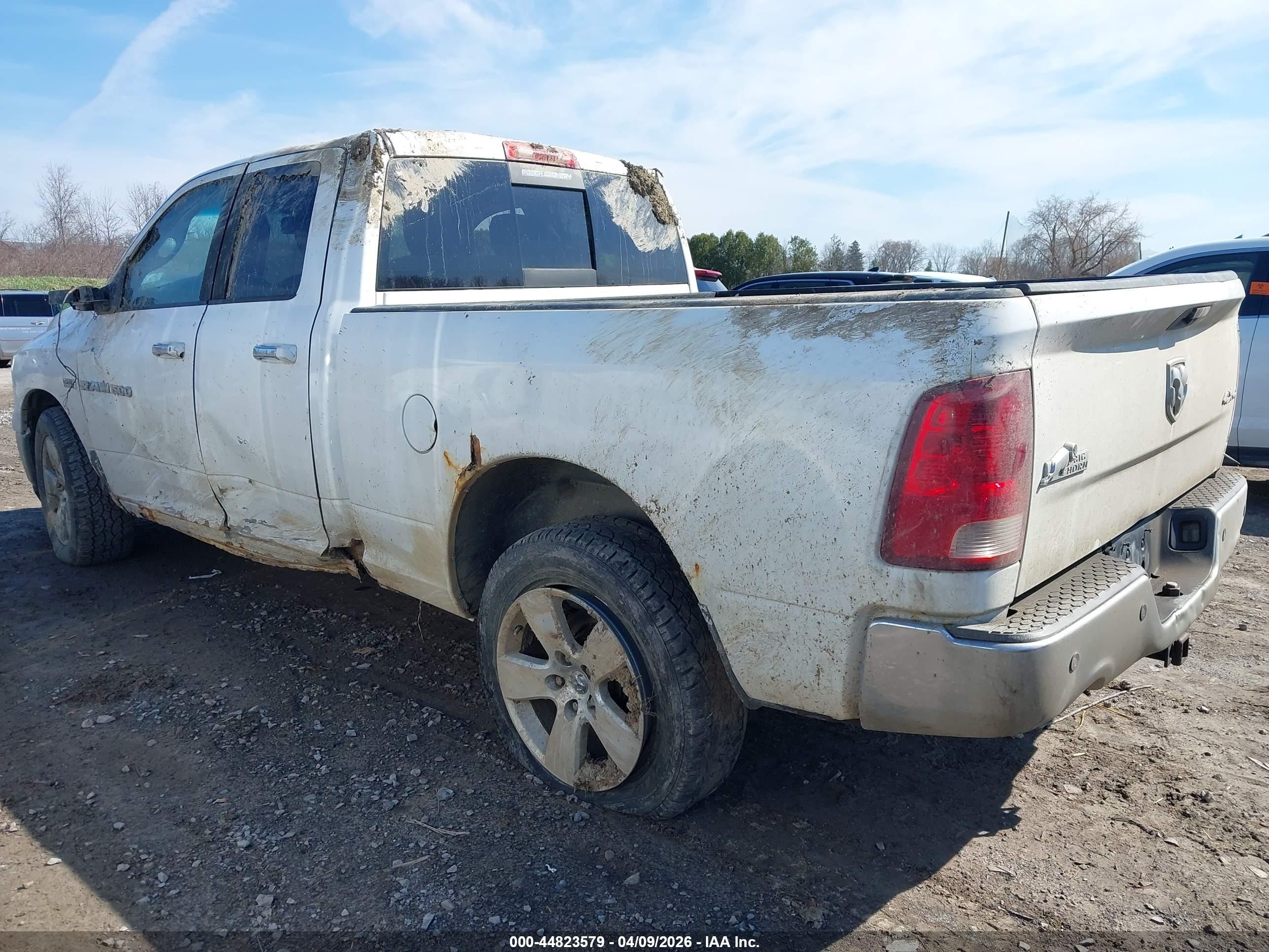 2011 Ram Ram 1500 Slt Белый vin: 1D7RV1GT2BS662528