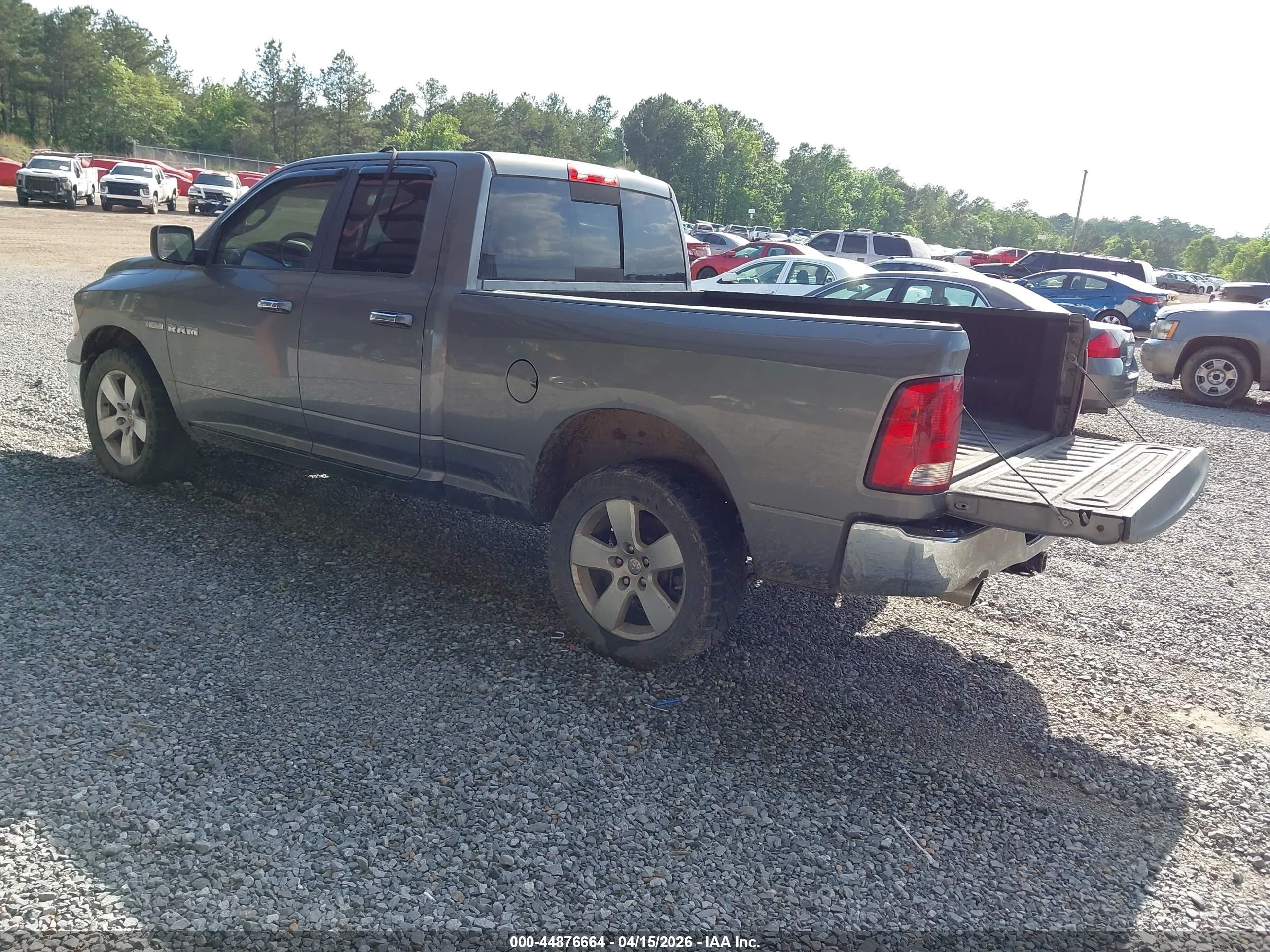 2010 Dodge Ram 1500 Slt/sport/trx Gray vin: 1D7RV1GT3AS110101