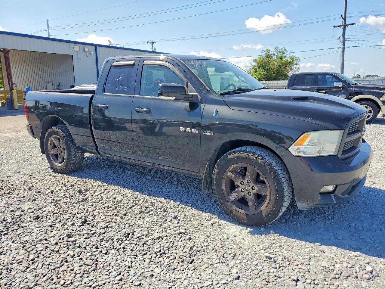 2010 Dodge Ram 1500 Black vin: 1D7RV1GT3AS207301