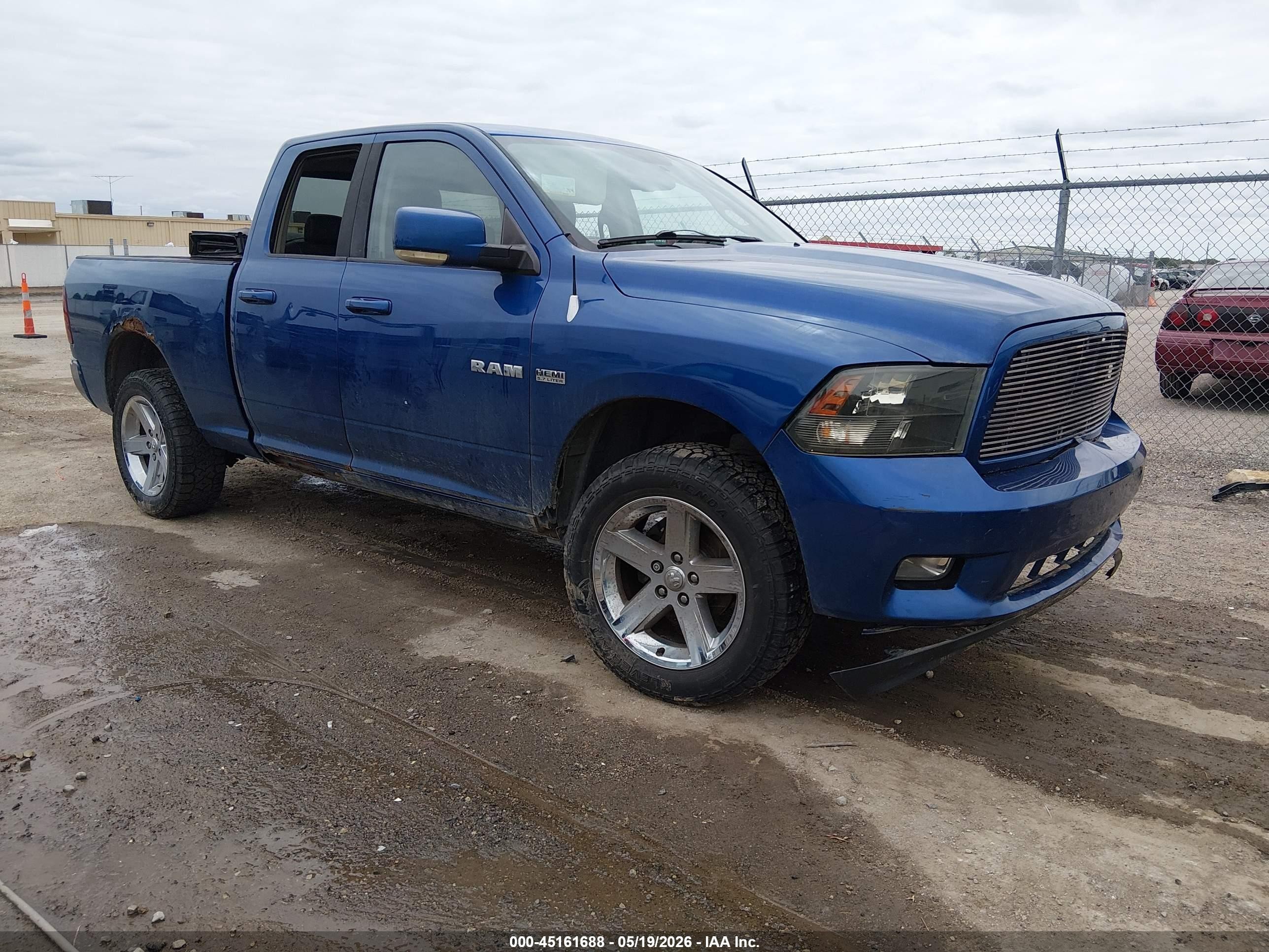2010 Dodge Ram 1500 Slt/sport/trx Blue vin: 1D7RV1GT3AS252402
