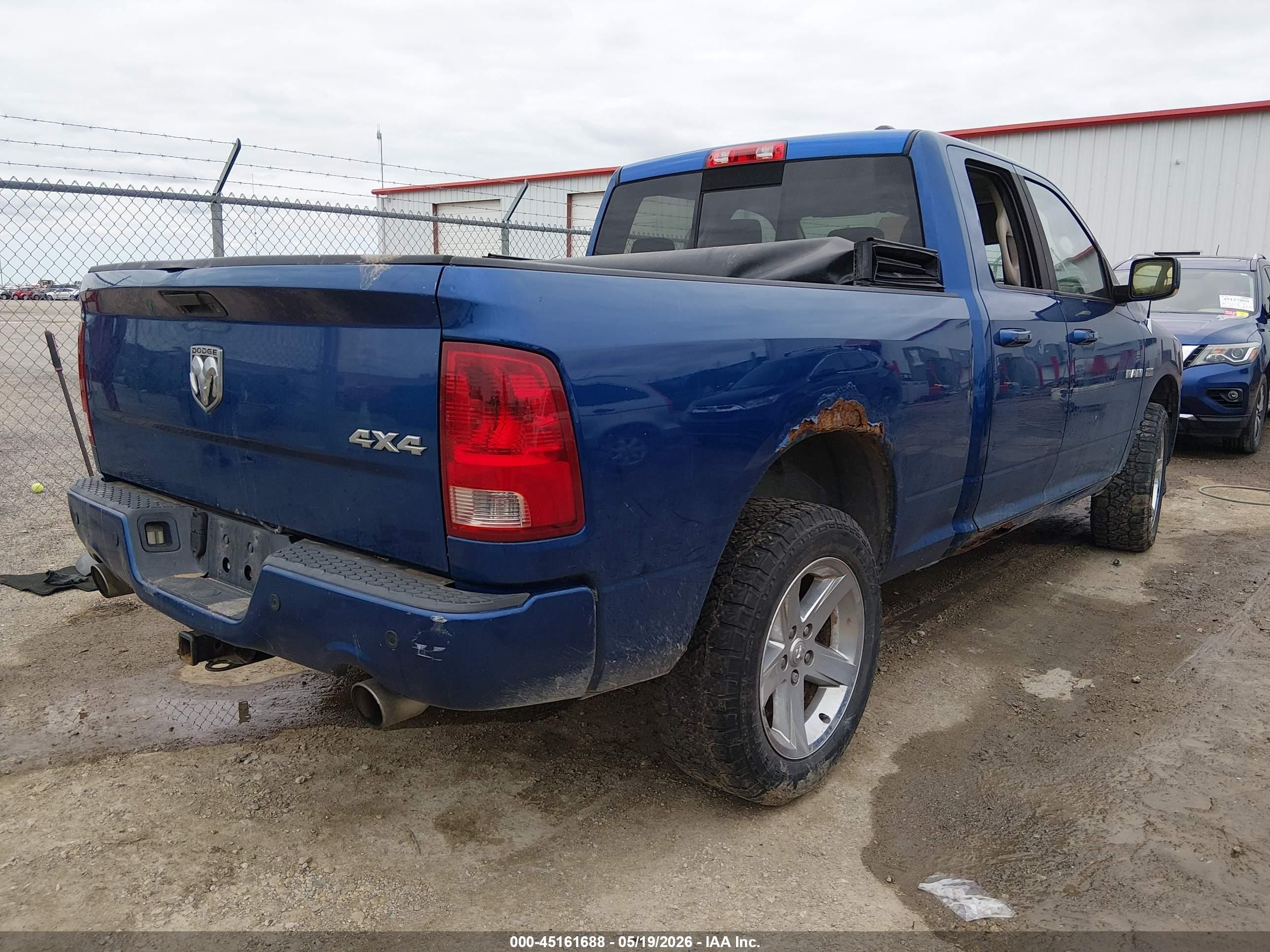 2010 Dodge Ram 1500 Slt/sport/trx Blue vin: 1D7RV1GT3AS252402