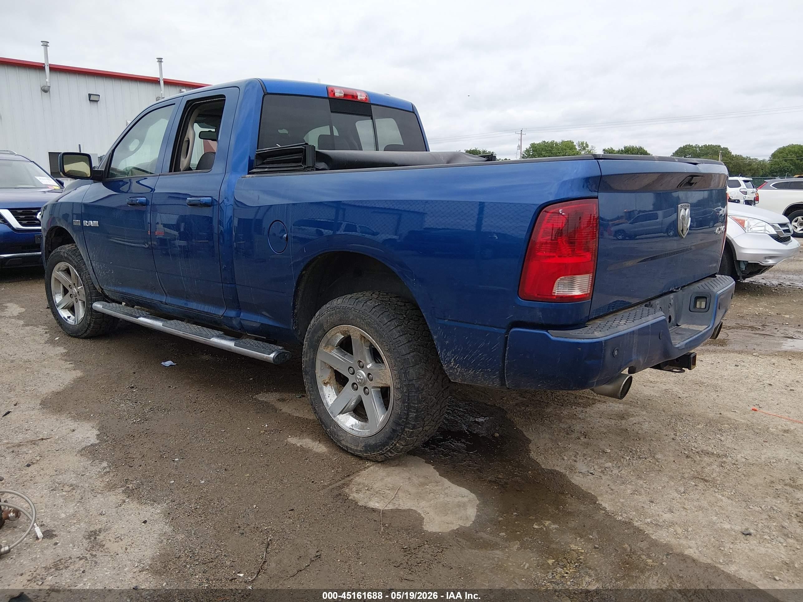 2010 Dodge Ram 1500 Slt/sport/trx Blue vin: 1D7RV1GT3AS252402