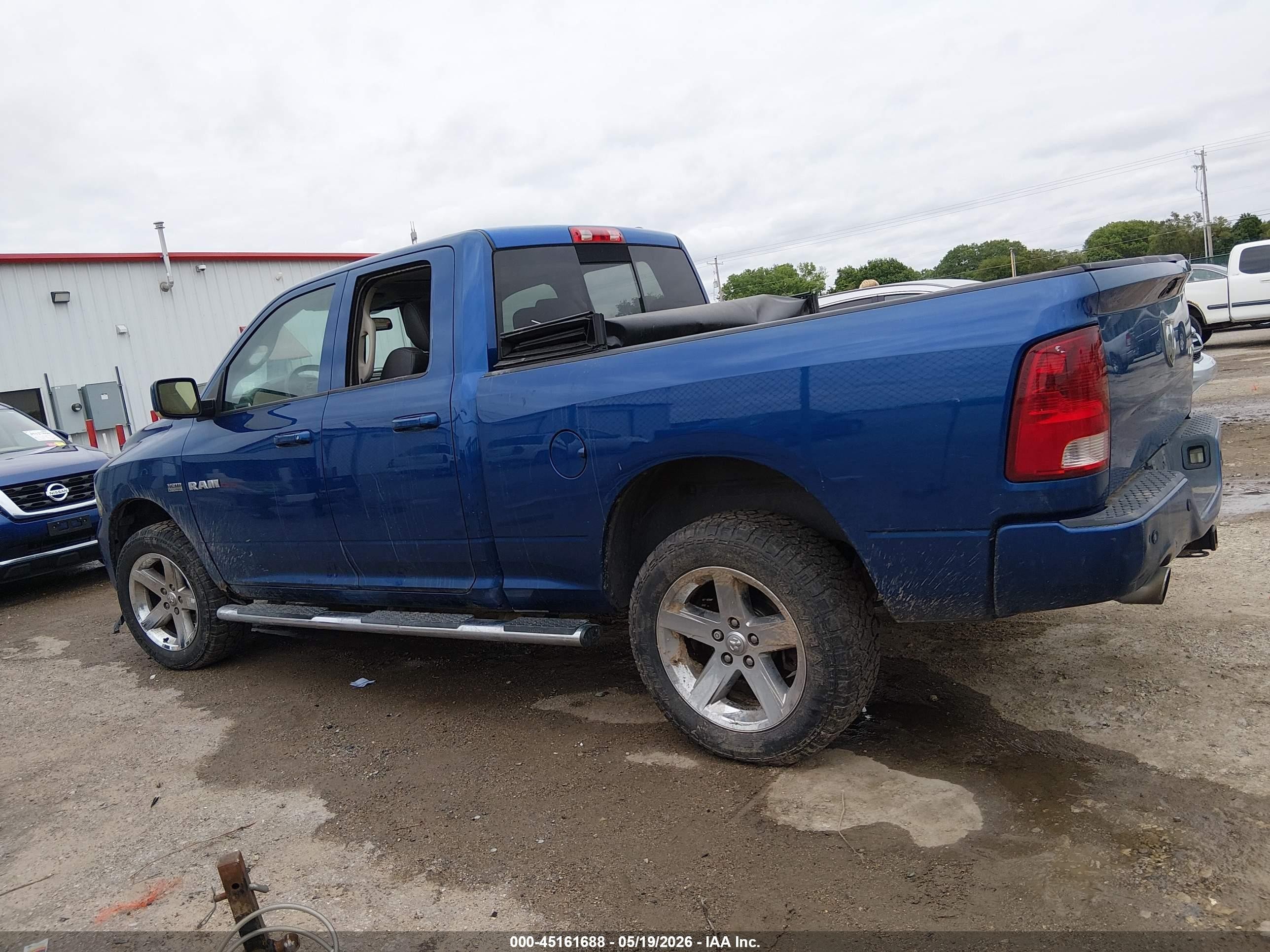 2010 Dodge Ram 1500 Slt/sport/trx Blue vin: 1D7RV1GT3AS252402