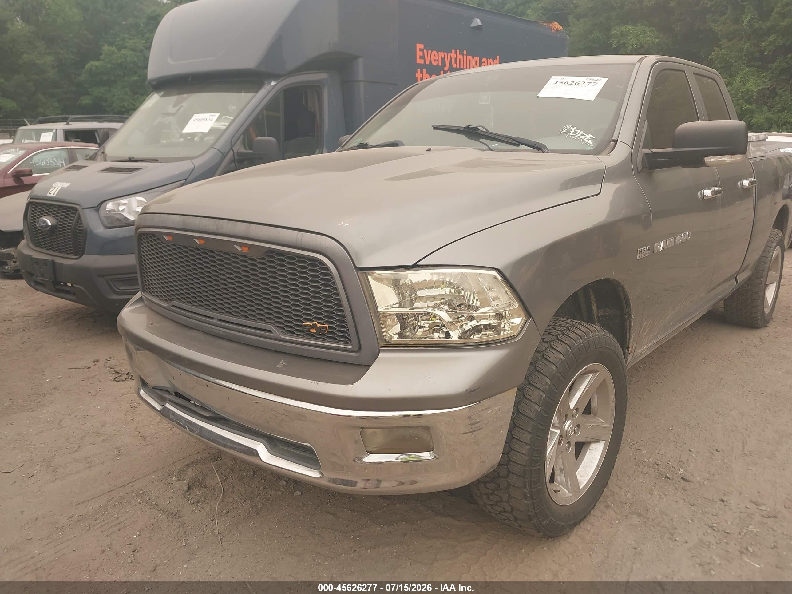 2011 Ram Ram 1500 Slt Gray vin: 1D7RV1GT3BS502819