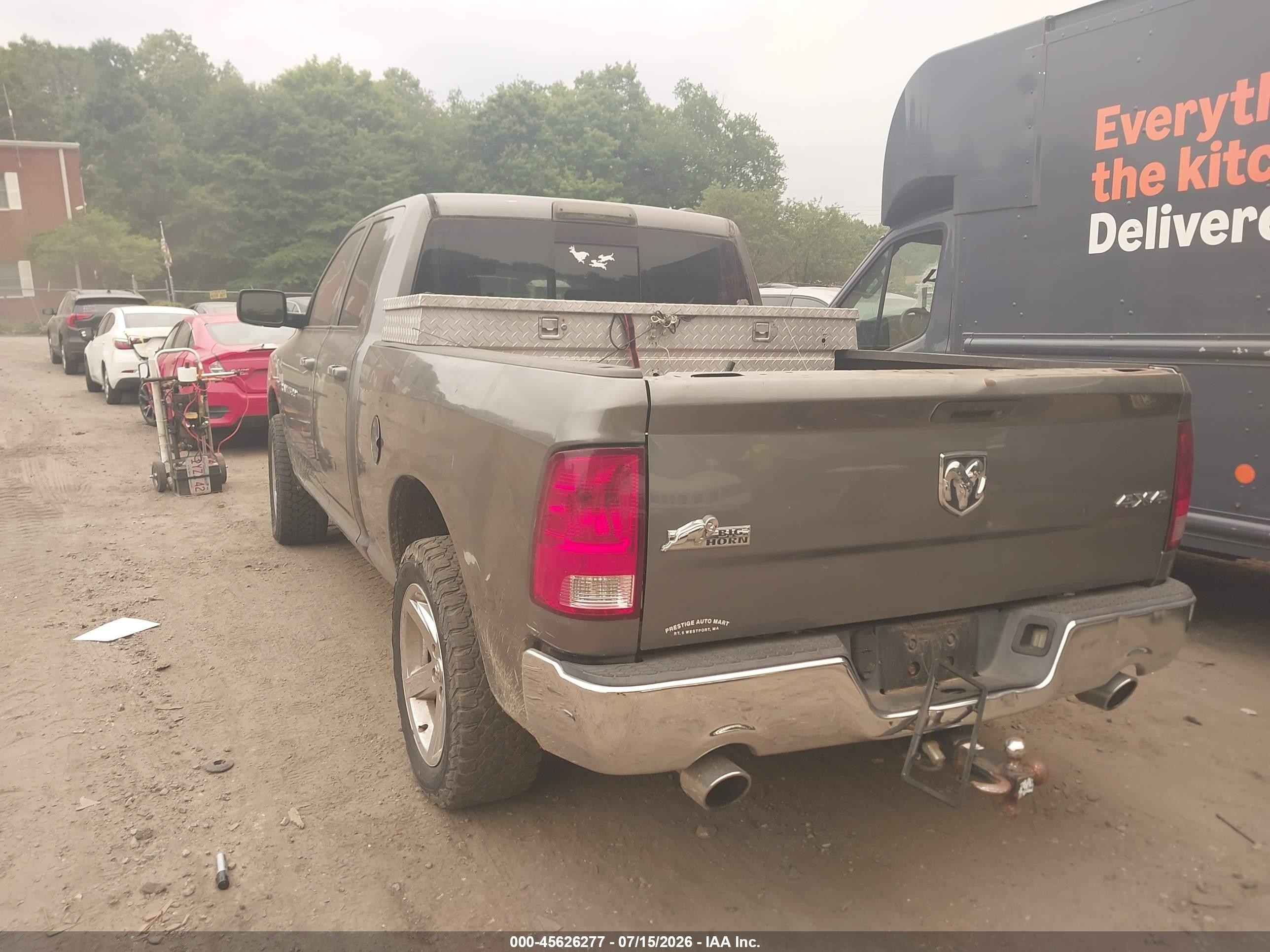 2011 Ram Ram 1500 Slt Gray vin: 1D7RV1GT3BS502819