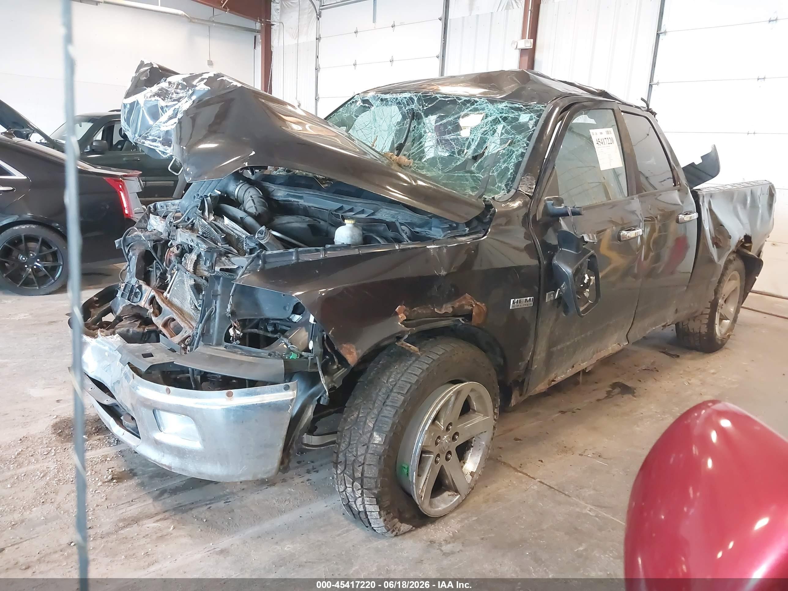 2011 Ram Ram 1500 Slt Черный vin: 1D7RV1GT3BS565127