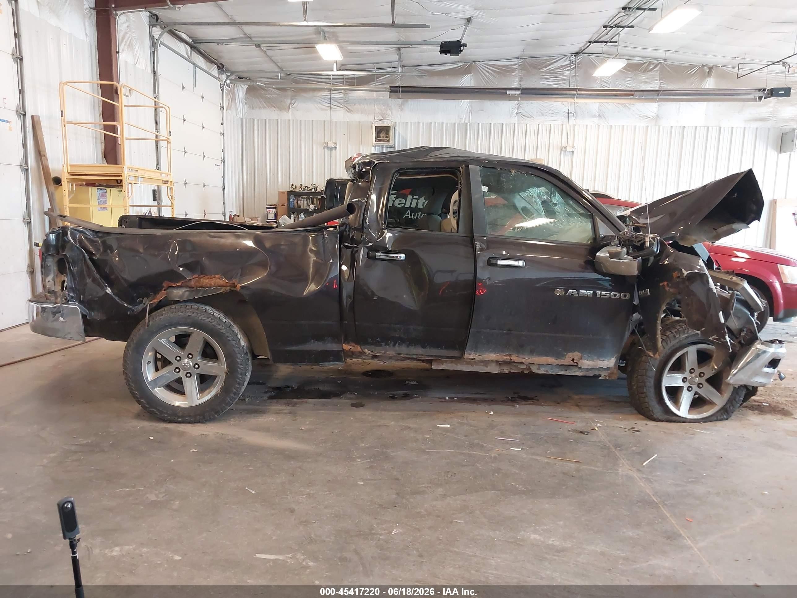 2011 Ram Ram 1500 Slt Черный vin: 1D7RV1GT3BS565127