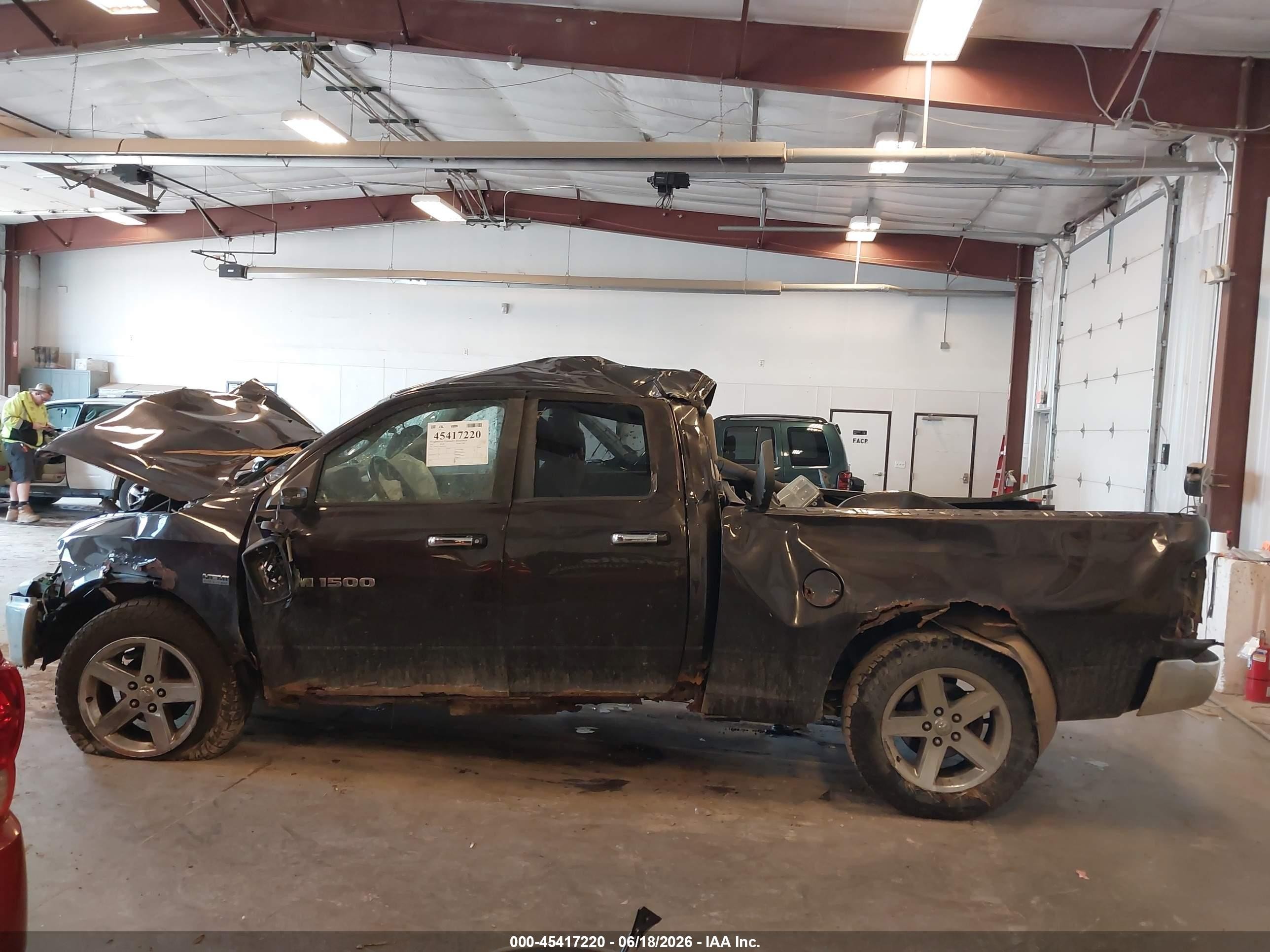 2011 Ram Ram 1500 Slt Черный vin: 1D7RV1GT3BS565127