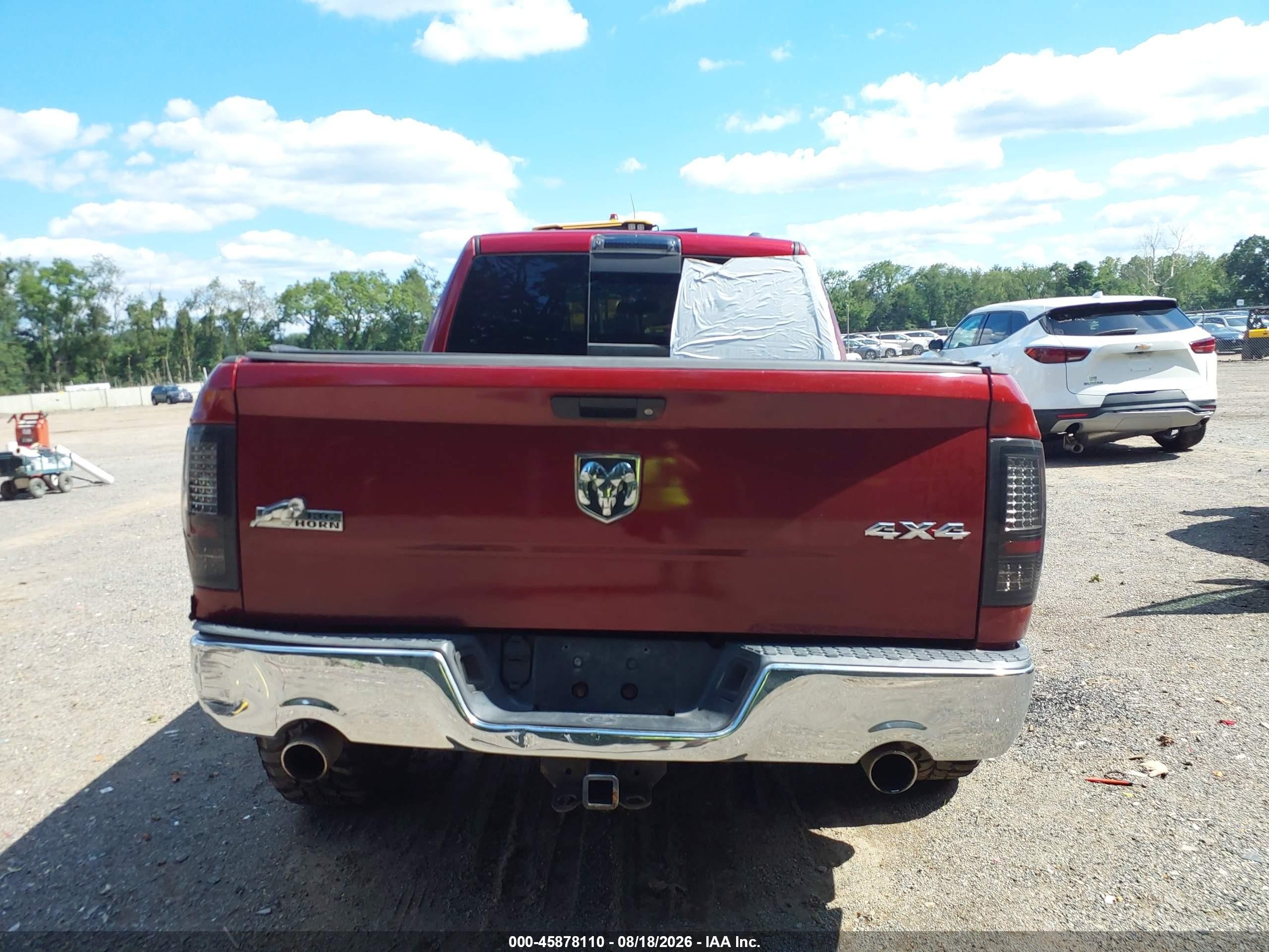 2011 Ram Ram 1500 Slt Бордовый vin: 1D7RV1GT3BS607764