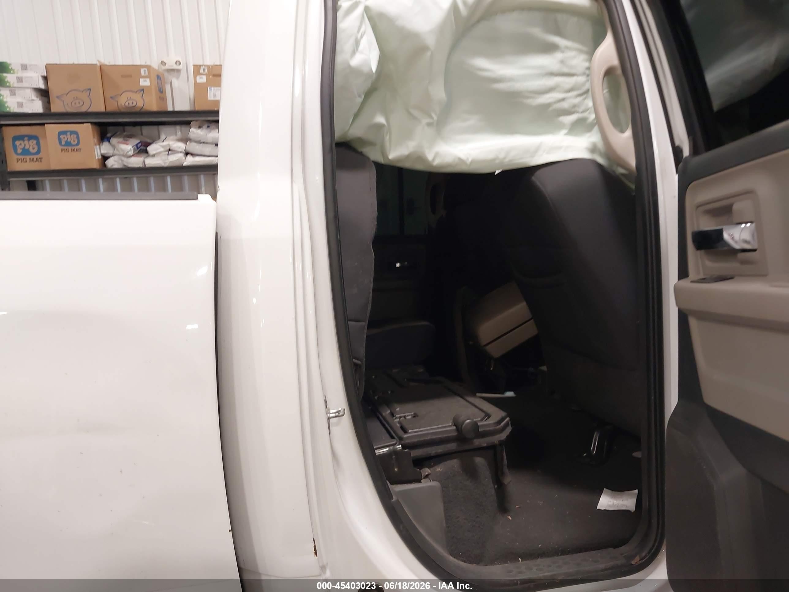 2011 Ram Ram 1500 Slt Белый vin: 1D7RV1GT3BS647942