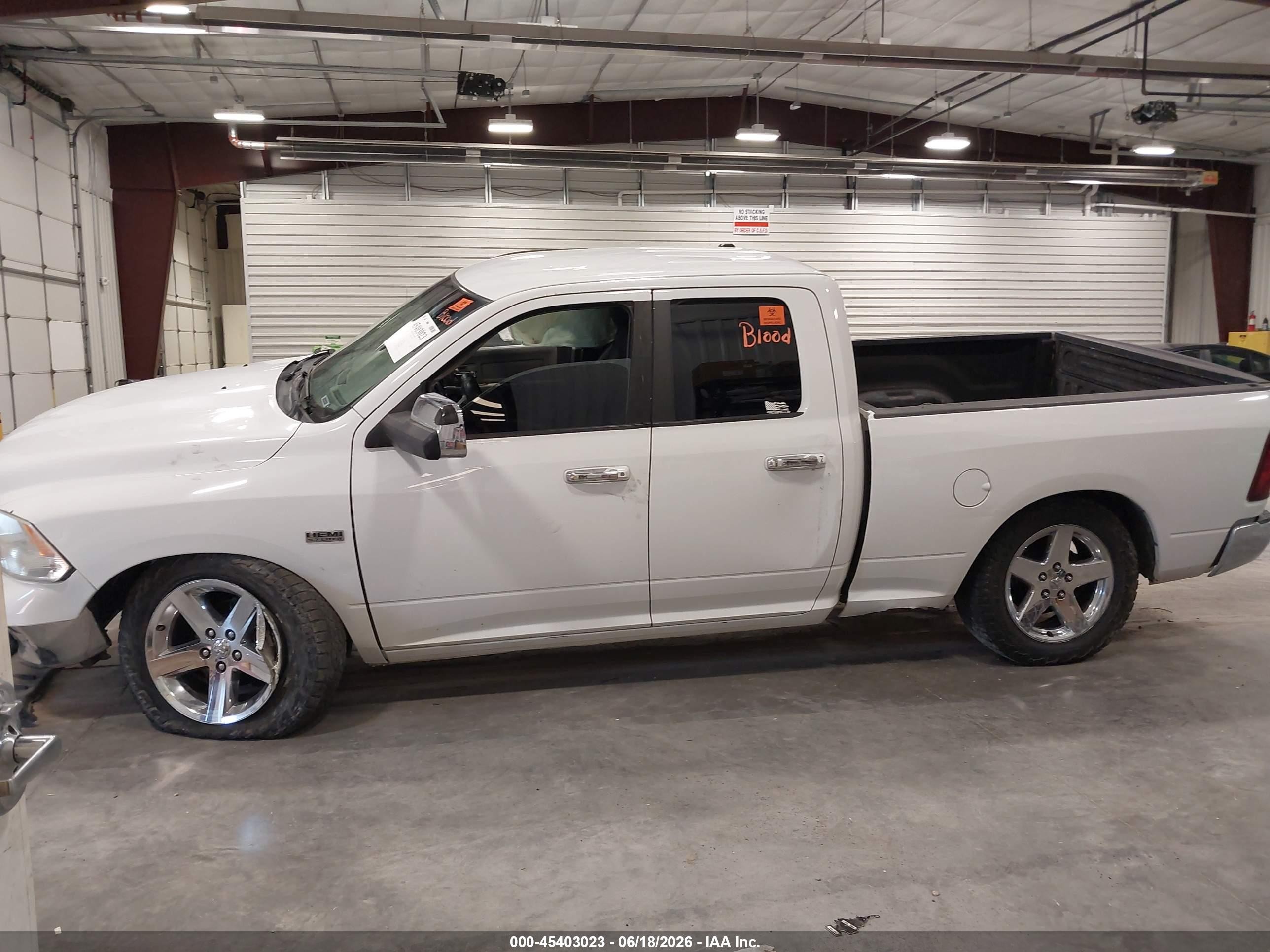 2011 Ram Ram 1500 Slt Белый vin: 1D7RV1GT3BS647942