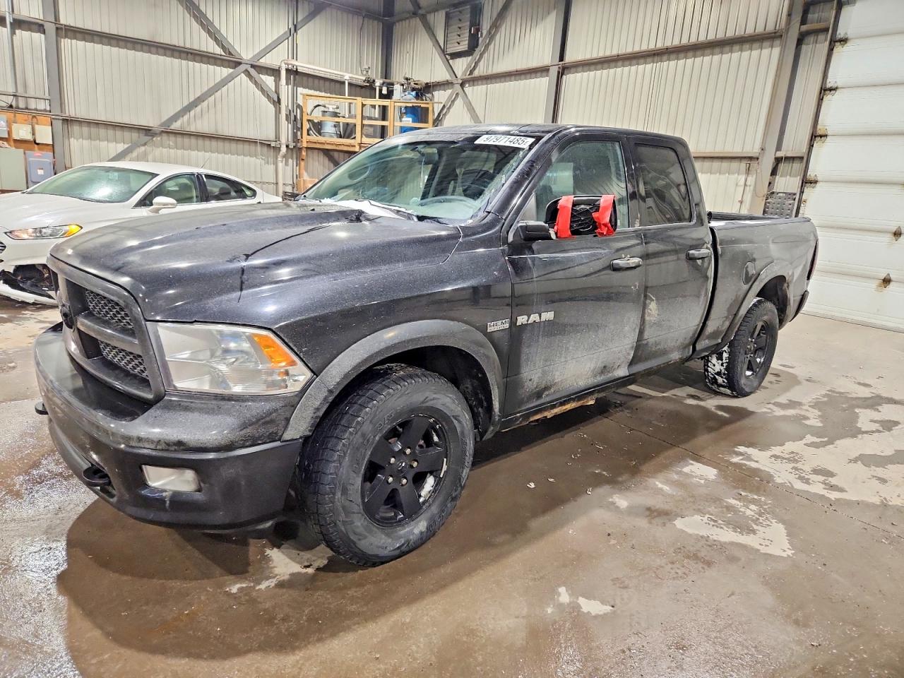 2010 Dodge Ram 1500 Black vin: 1D7RV1GT4AS168122