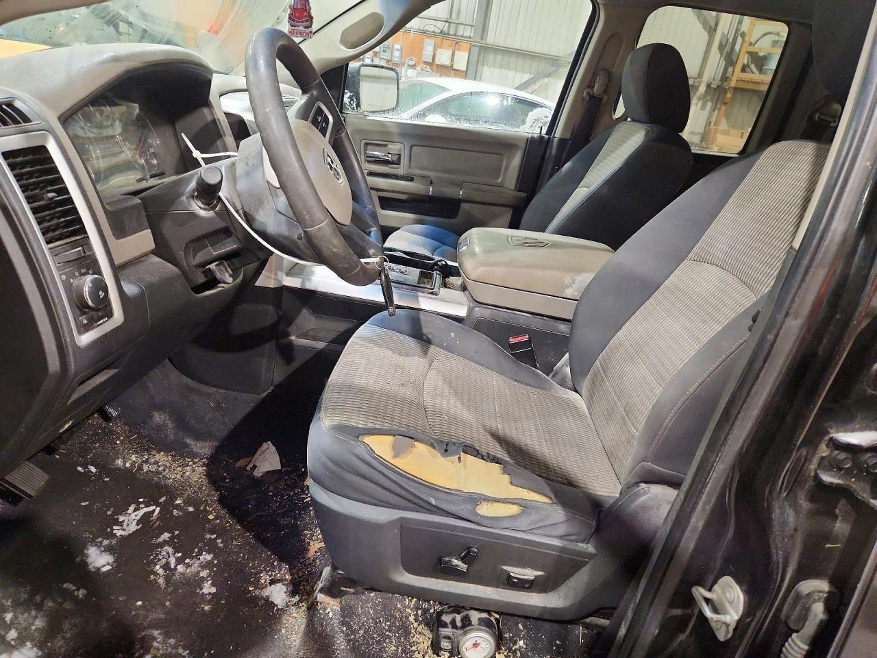 2010 Dodge Ram 1500 Black vin: 1D7RV1GT4AS168122