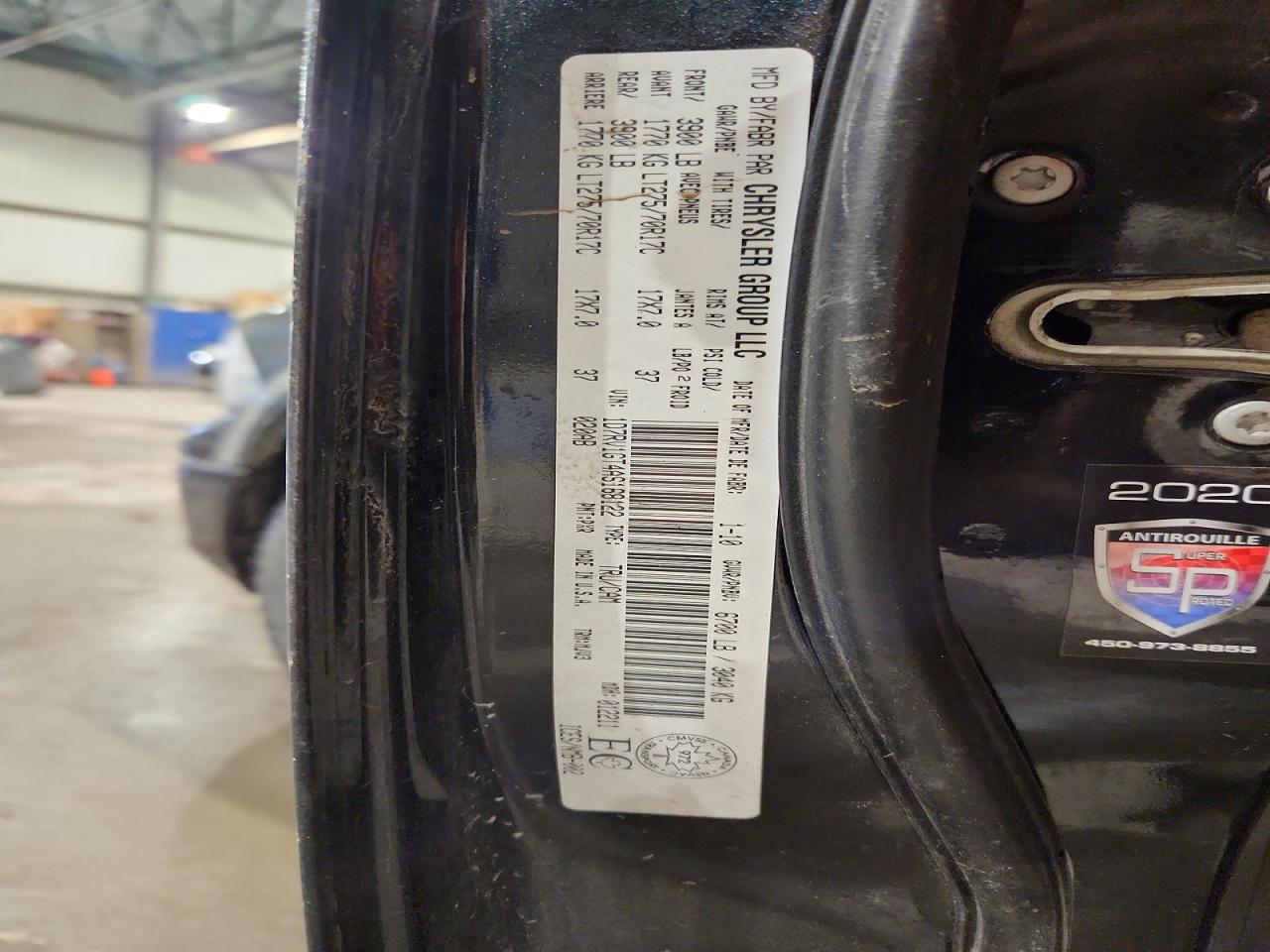 2010 Dodge Ram 1500 Black vin: 1D7RV1GT4AS168122