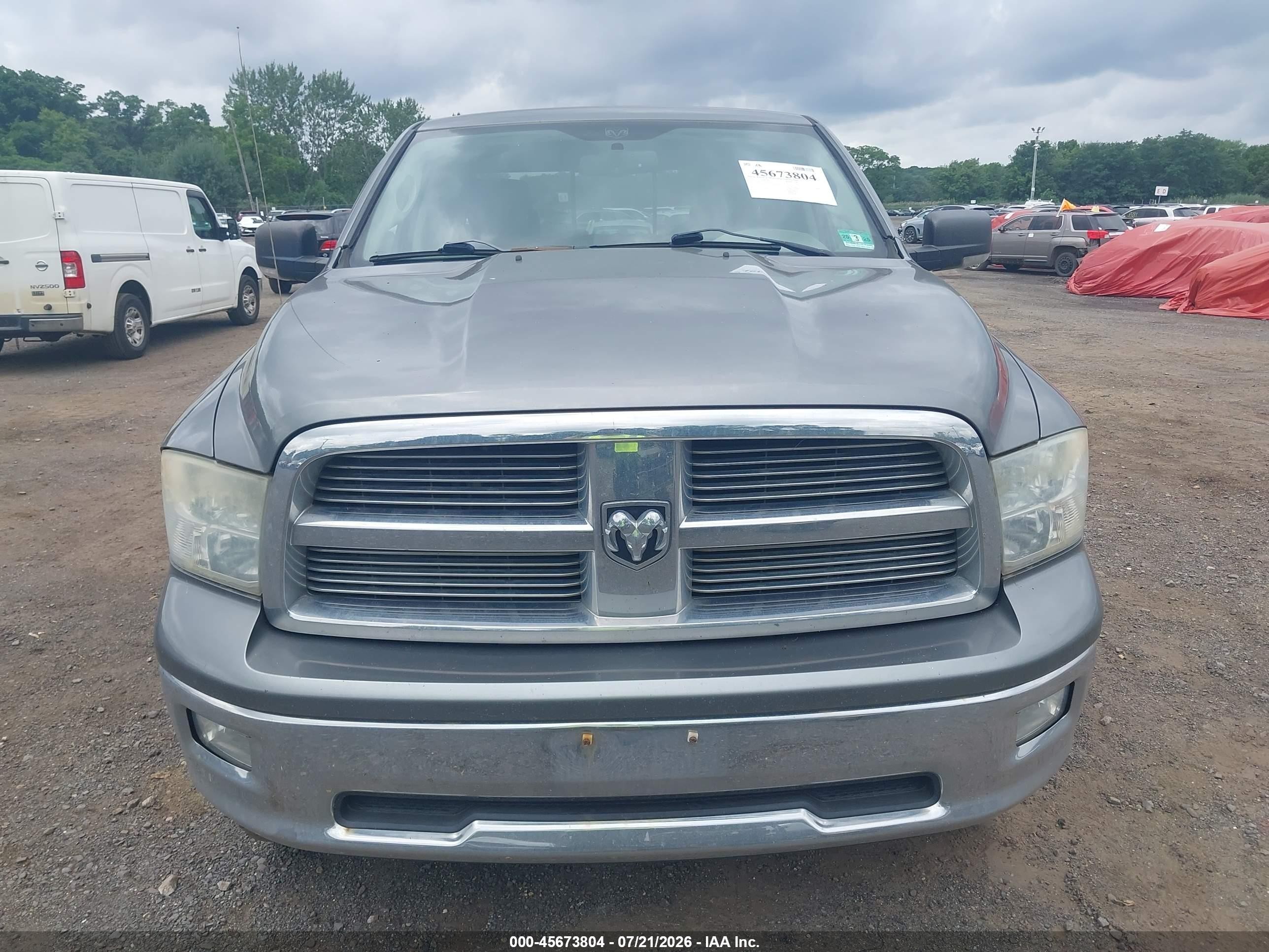 2010 Dodge Ram 1500 Slt/sport/trx Gray vin: 1D7RV1GT4AS192193