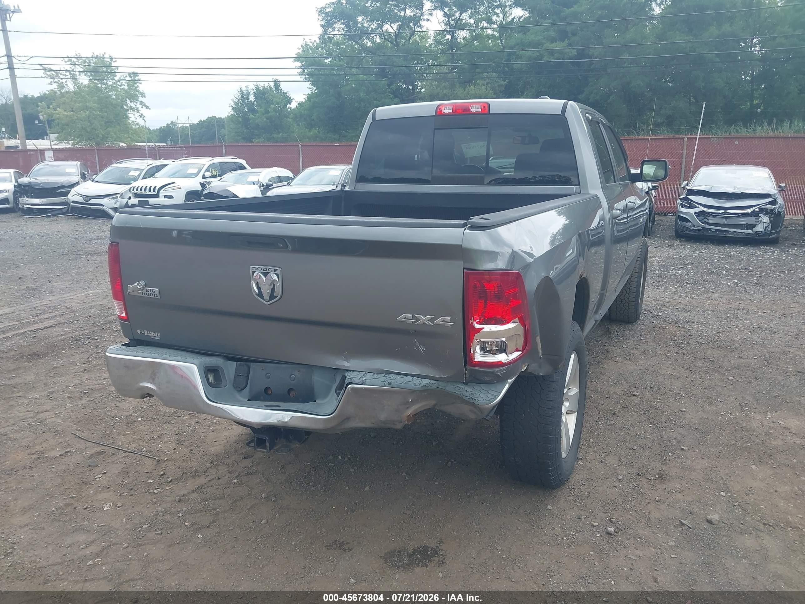 2010 Dodge Ram 1500 Slt/sport/trx Gray vin: 1D7RV1GT4AS192193